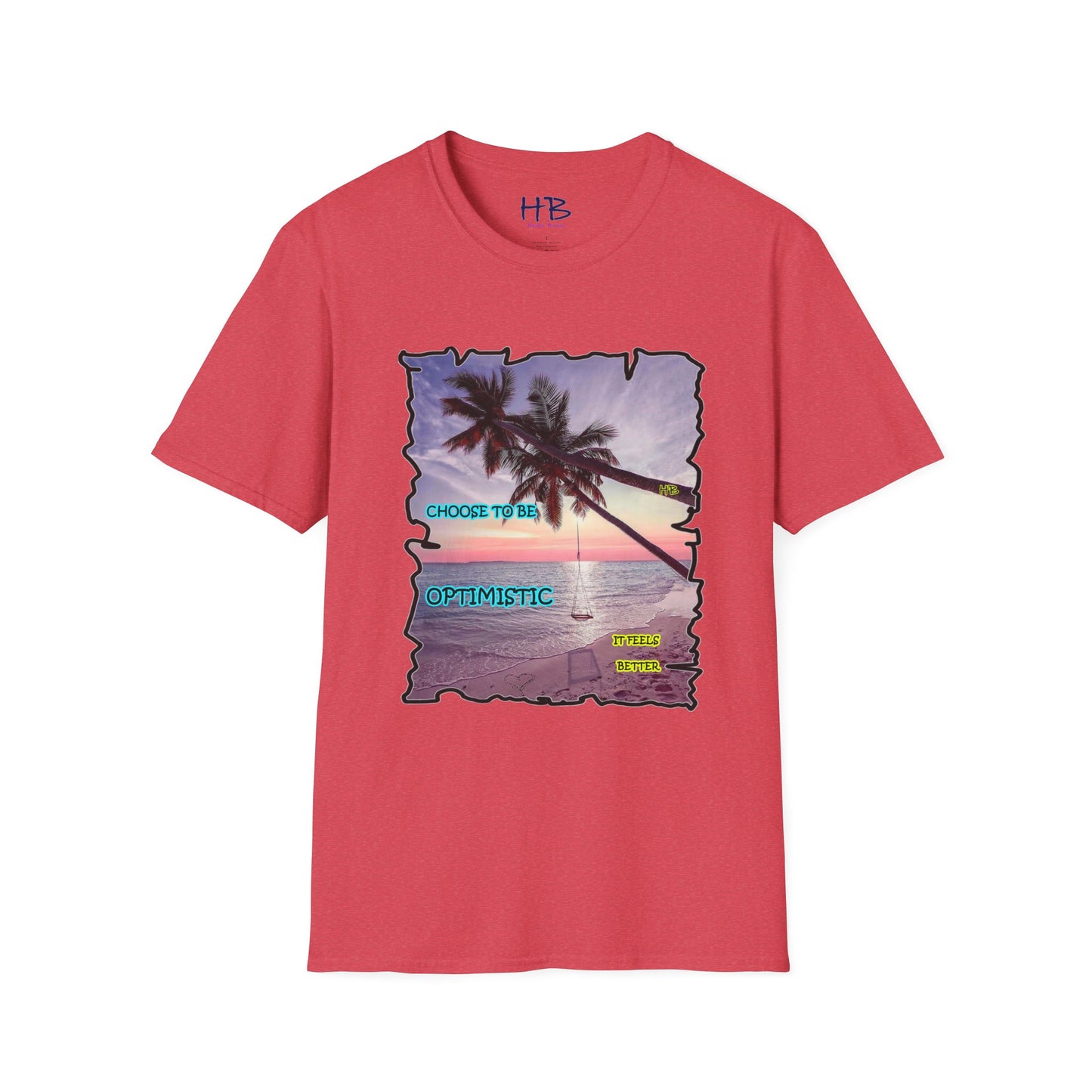 Embrace the Radiant Sunset by Swinging Towards Positivity using The Power of Optimism:  Sandy Beach Serenity Nature's Beauty Unleashed using Optimism in Every Stitch on the Horizon
