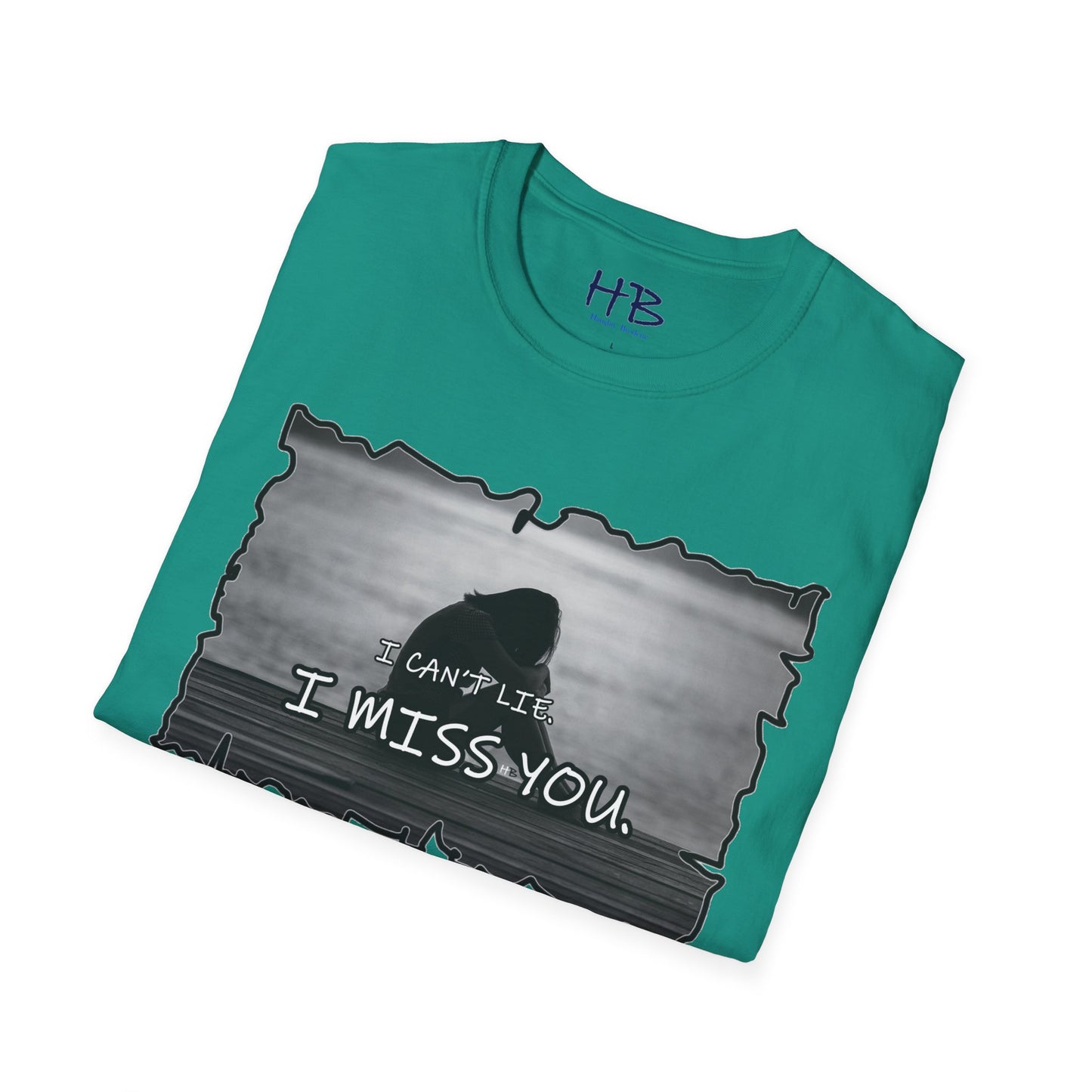 Embrace the Vulnerability Adorned Essence;  A Shirt of Emotional "I Miss You"