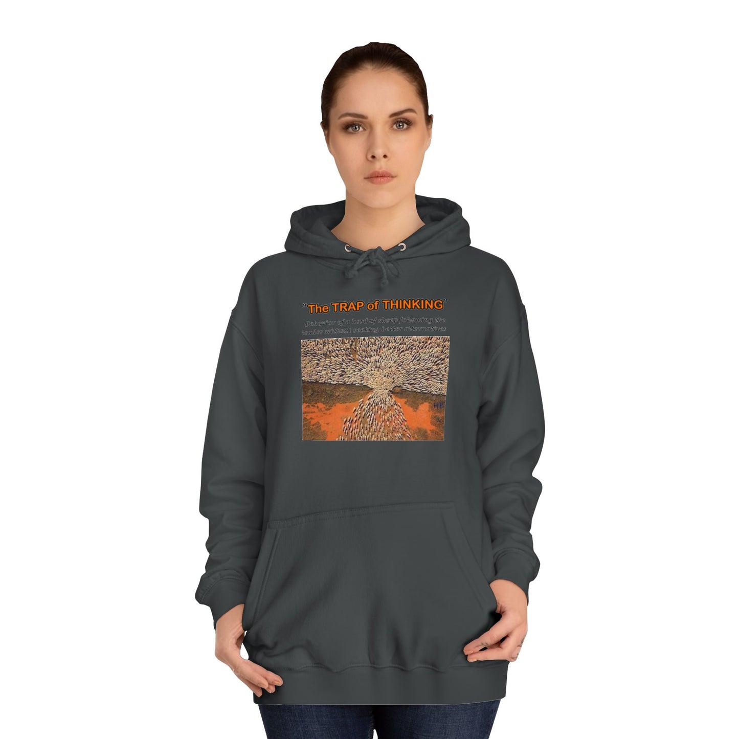 Thought-Provoking Independent Thinker (Hoodie - Cozy and Durable)