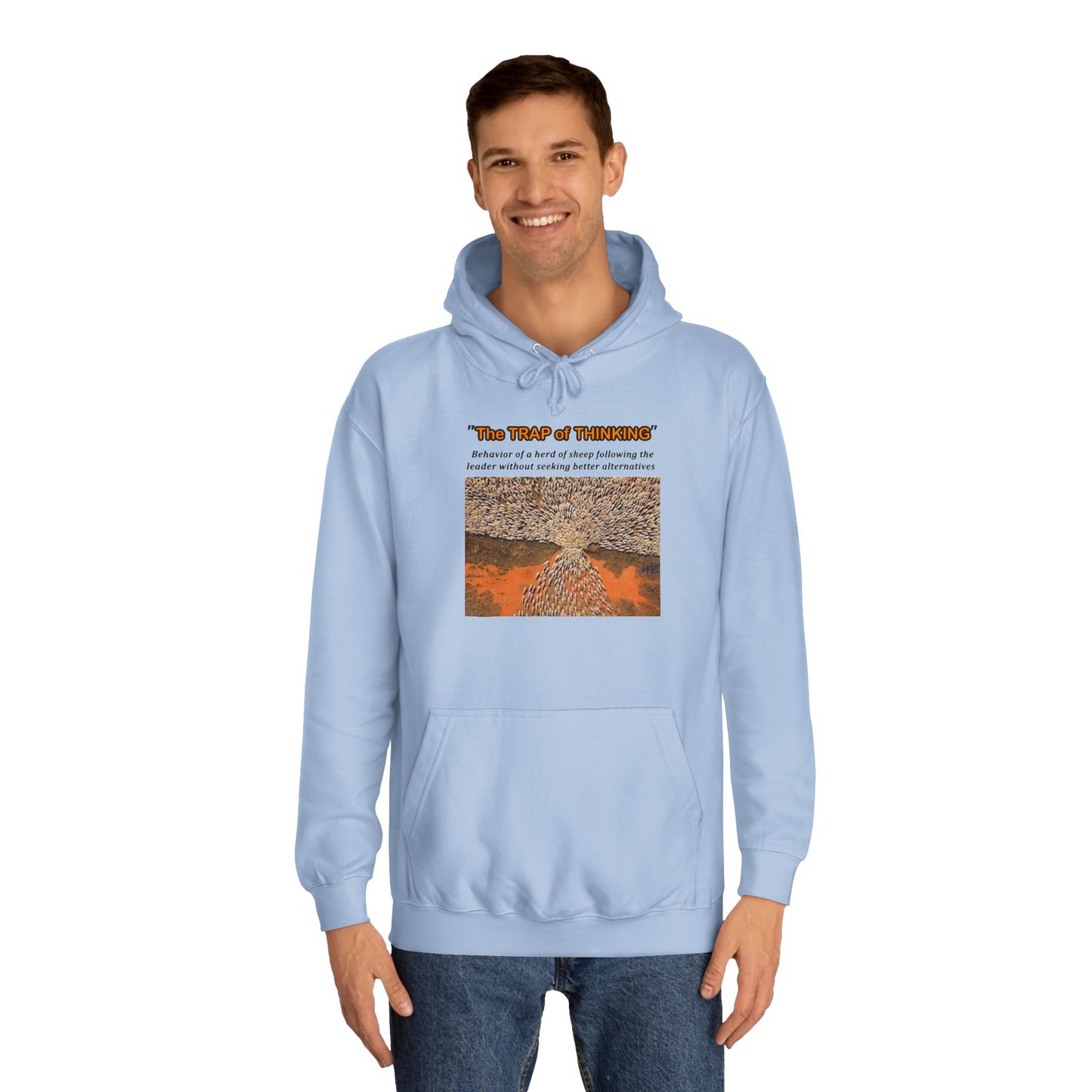 Thought-Provoking Independent Thinker (Hoodie - Cozy and Durable)