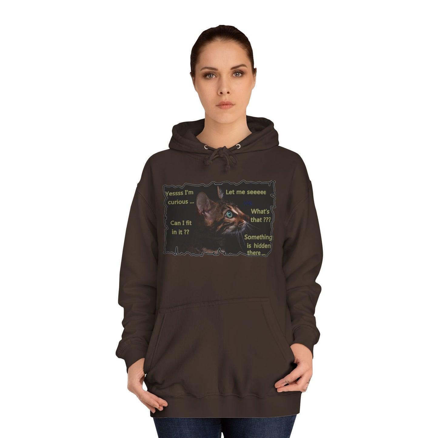Get Yours Now -- Kitten curiosity and care free (Hoodie - Cozy and Durable)