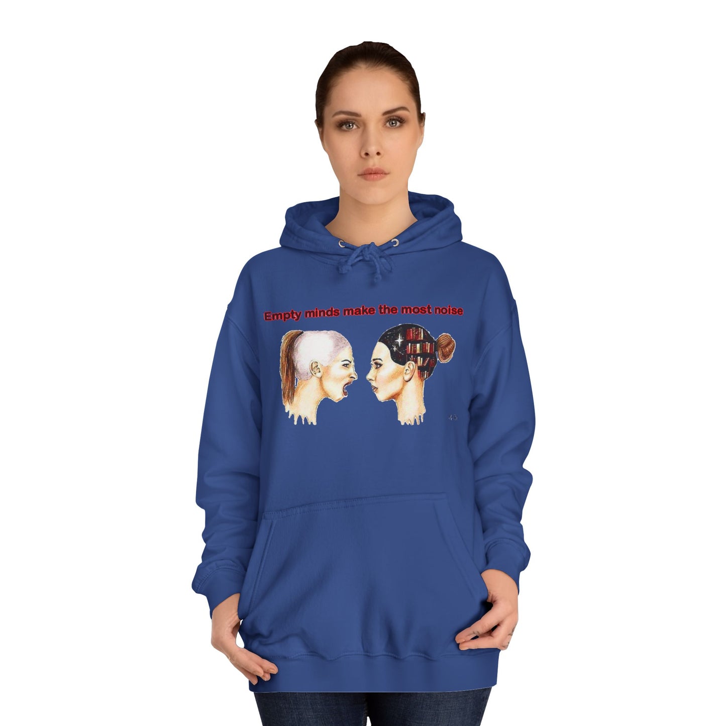 Get Yours Now -- Noiseless Nobility to Educate with The Power of Quiet Intellect (Hoodie - Cozy and Durable)
