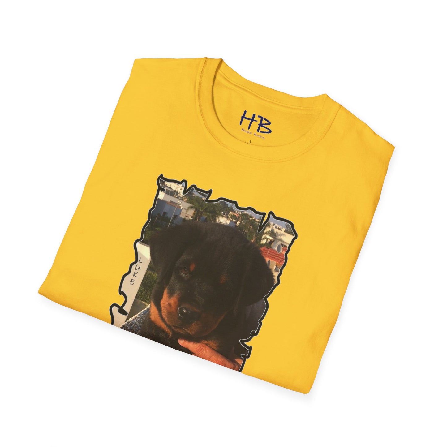 Innocence on the Rooftop: Baby Luke's Captivating Pose