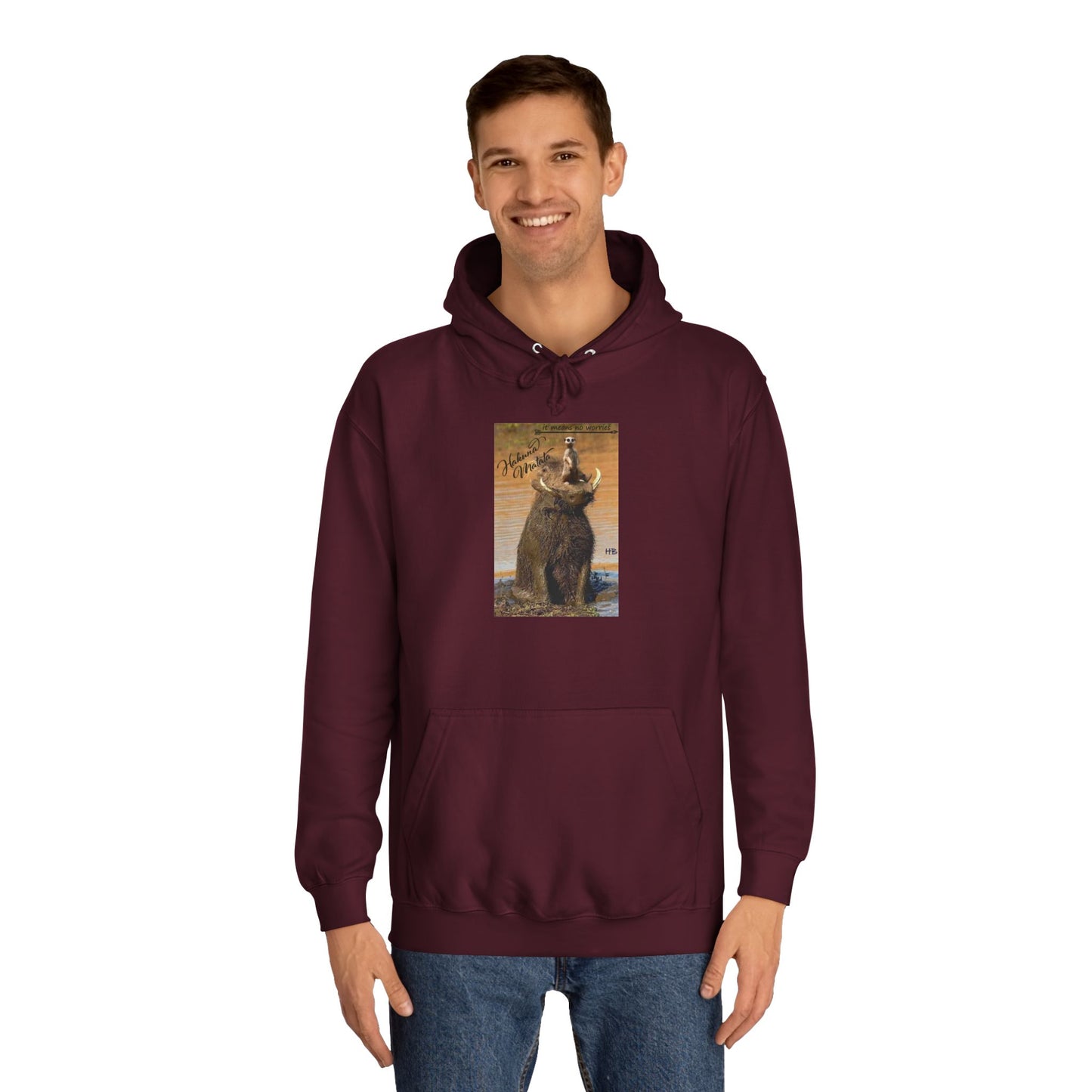 Smile Spark with Hakuna Matata Positivity Patrol Duo (Hoodie - Cozy and Durable)