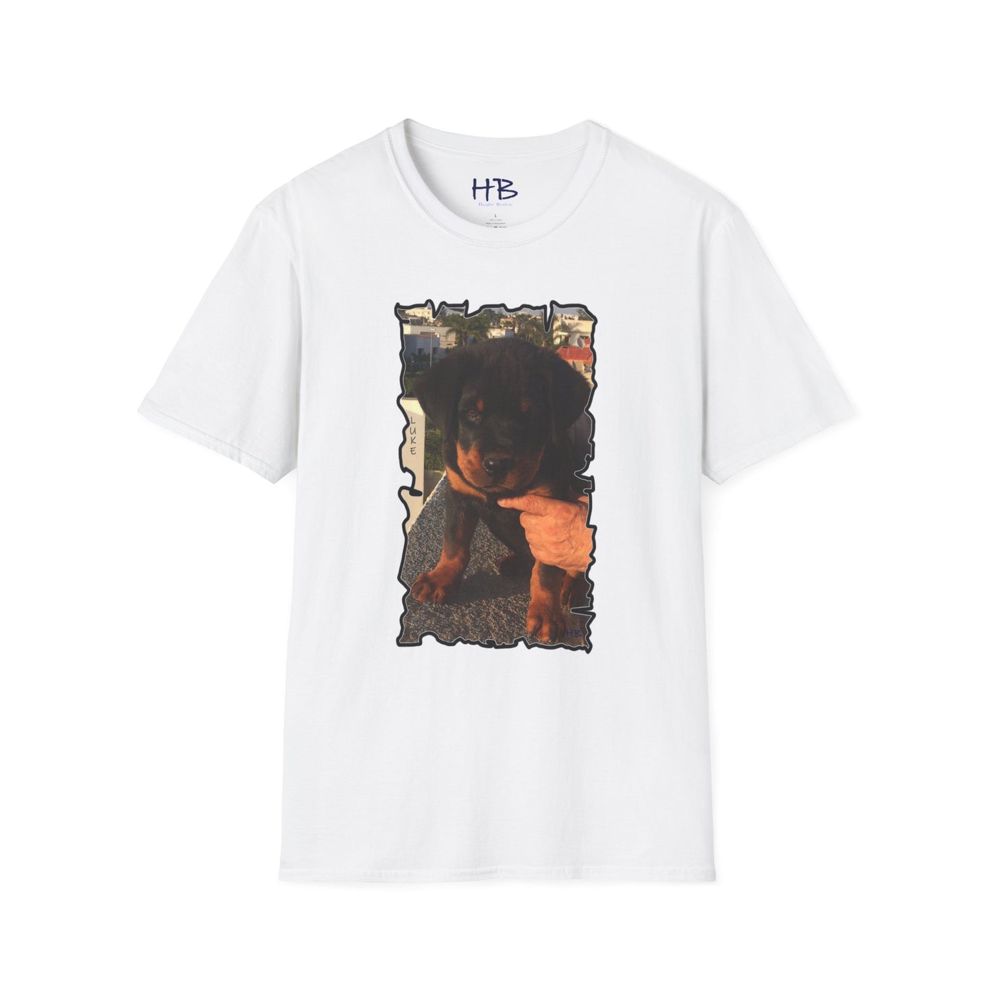 Innocence on the Rooftop: Baby Luke's Captivating Pose