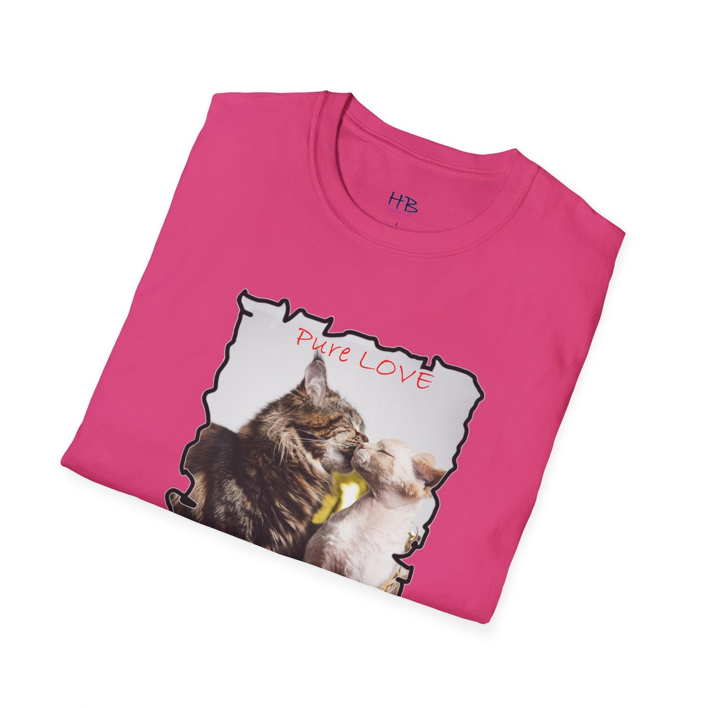 Pure LOVE Cats kissing