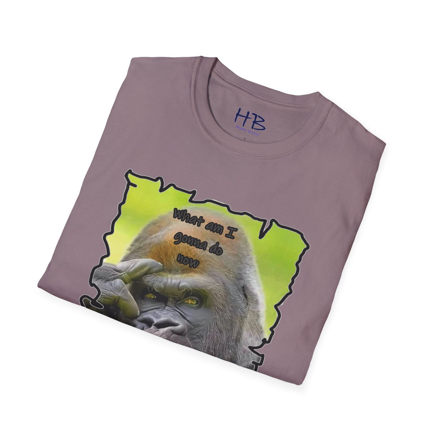 Contemplative Gorilla: Pondering Intriguing  Primate