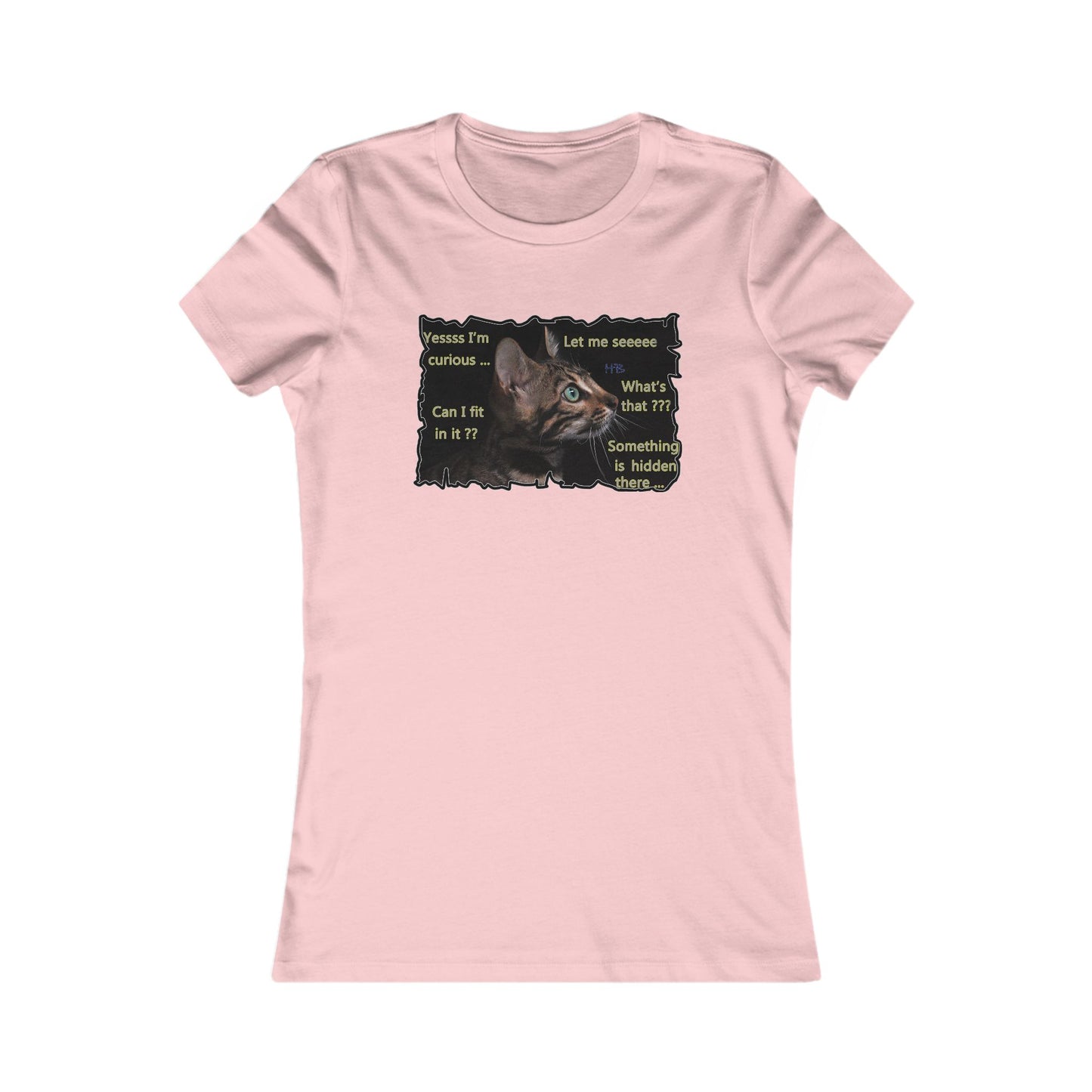 Kitten curiosity and care free (Women - Premium Cotton Tee)