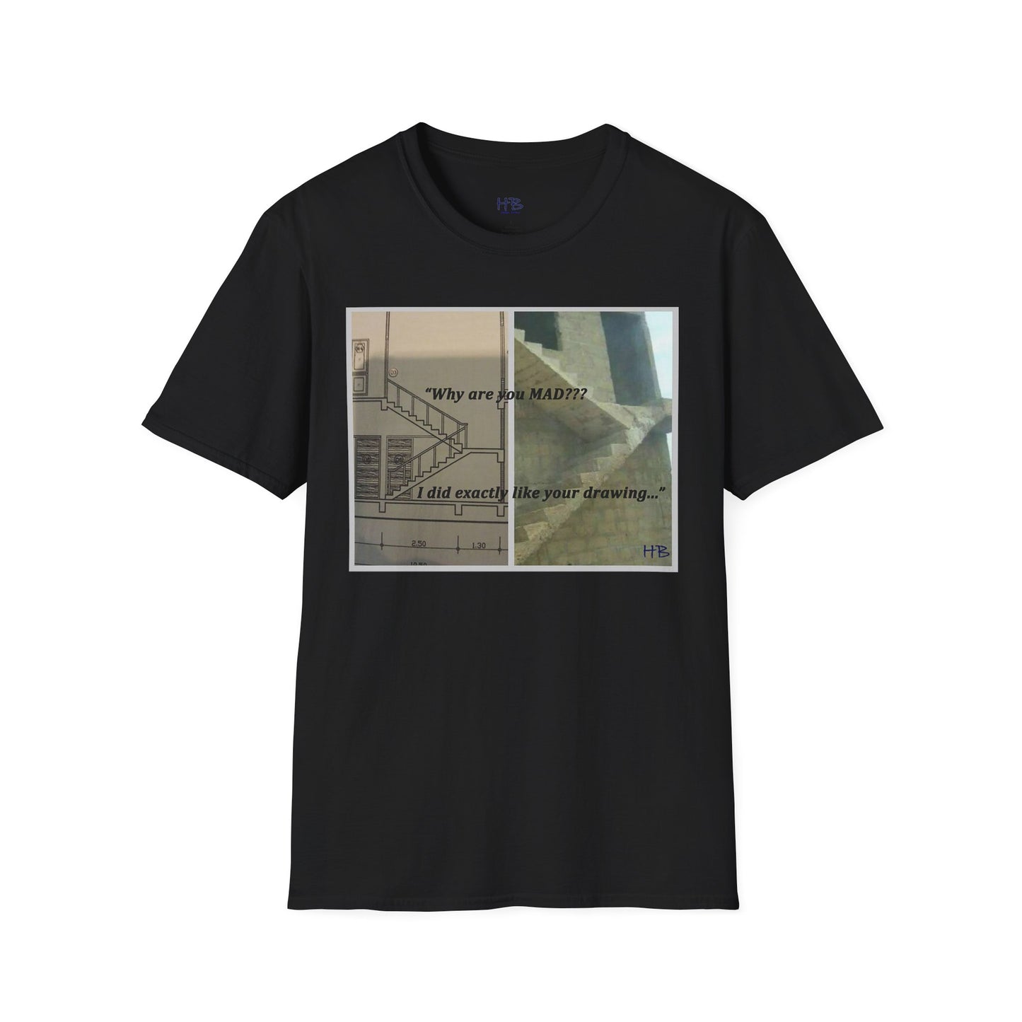 Comical Architectural Irony Stairs Sketch