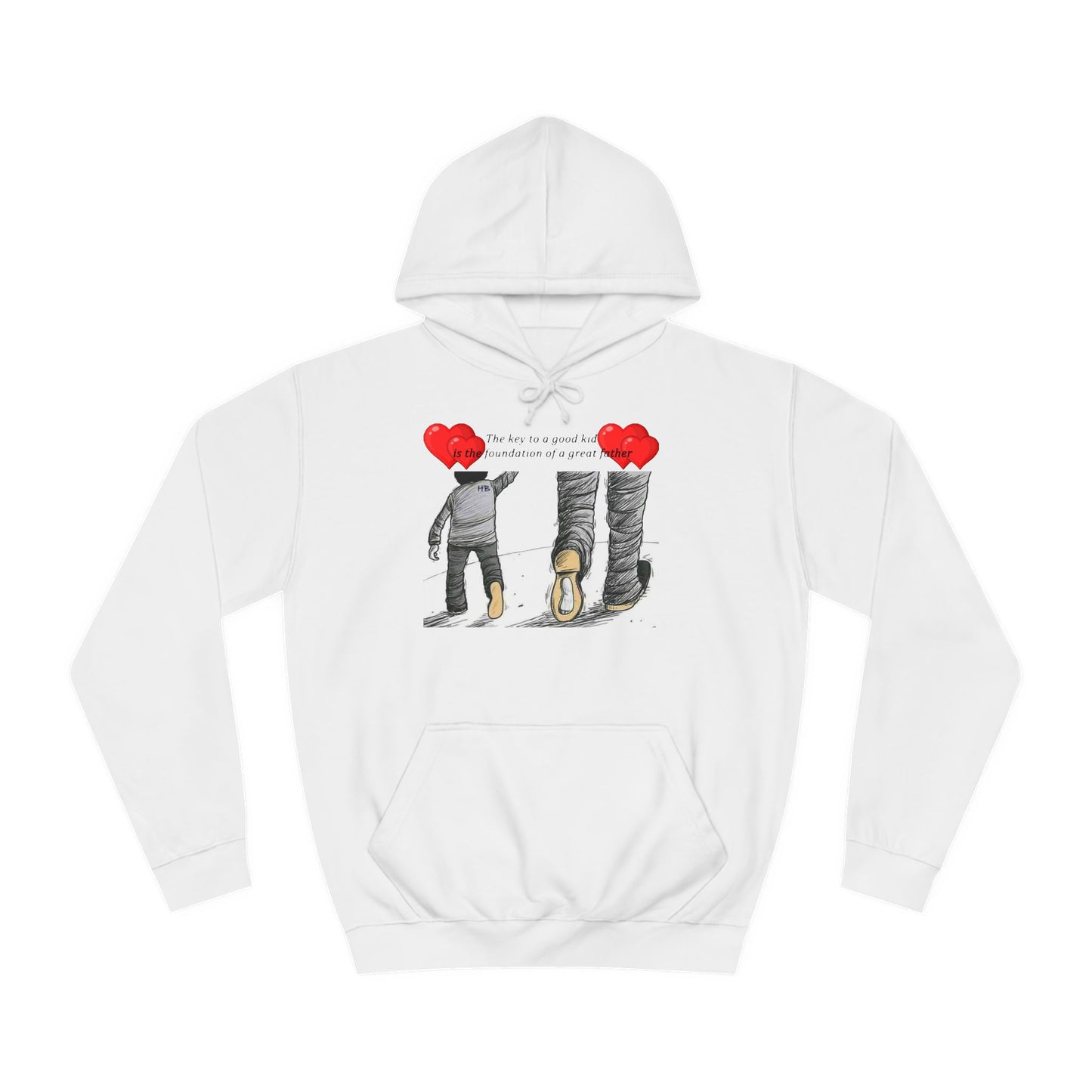 True Fathers, Hand in Hand, Size of Mentorship Love (Hoodie - Cozy and Durable)