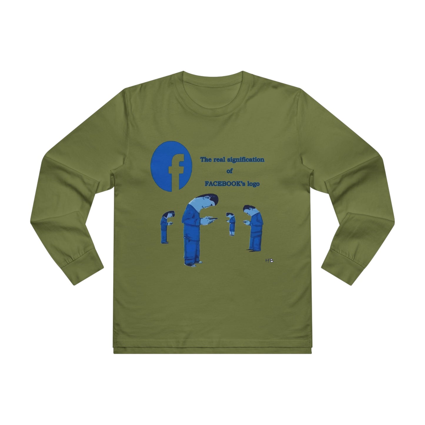 Behind the Logo Unveiling the True Facebook (Men's Base Longsleeve Tee - All-Season Wear)