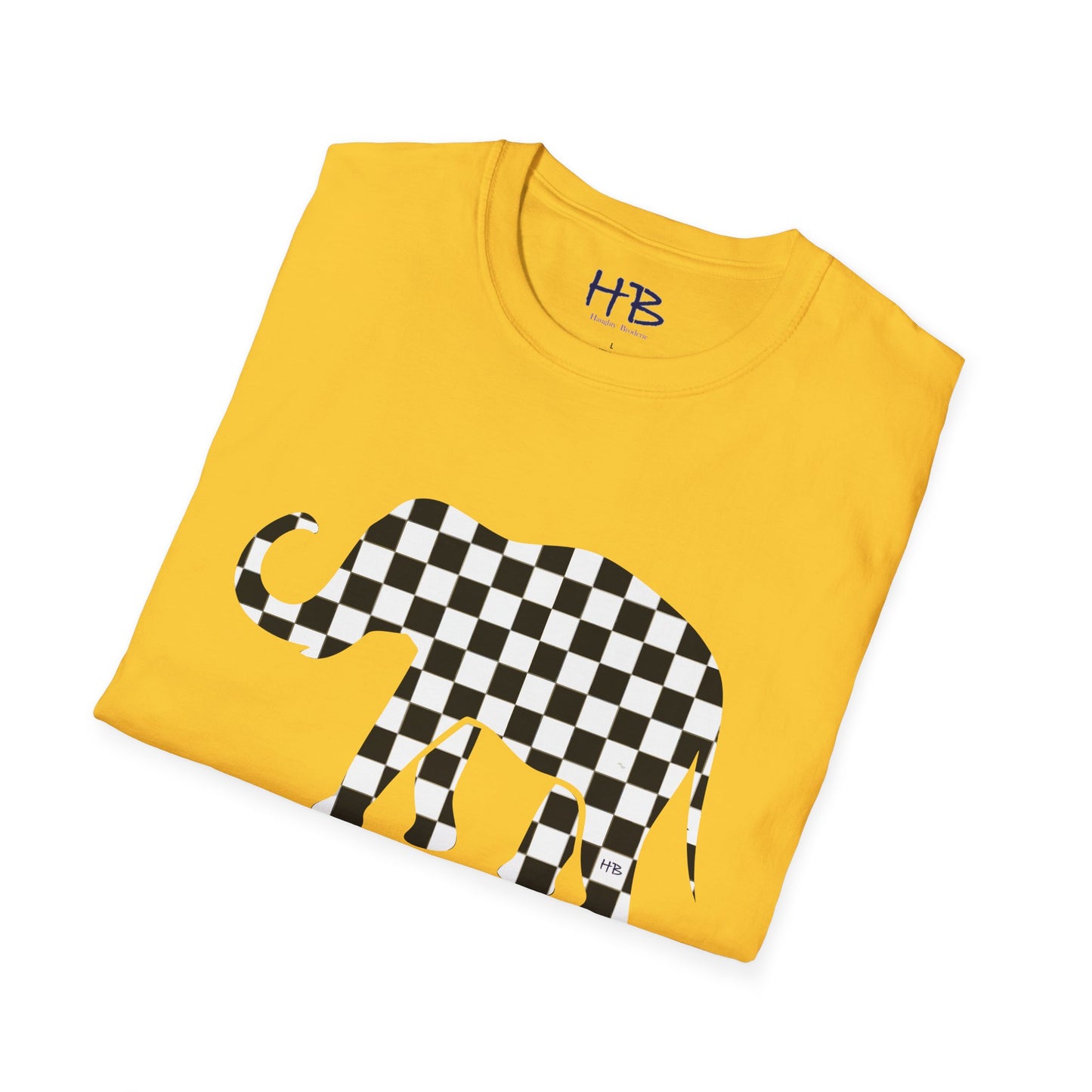 Sophistication Redefined: Unleash Your Style with the Elephant-Inspired Checkered one