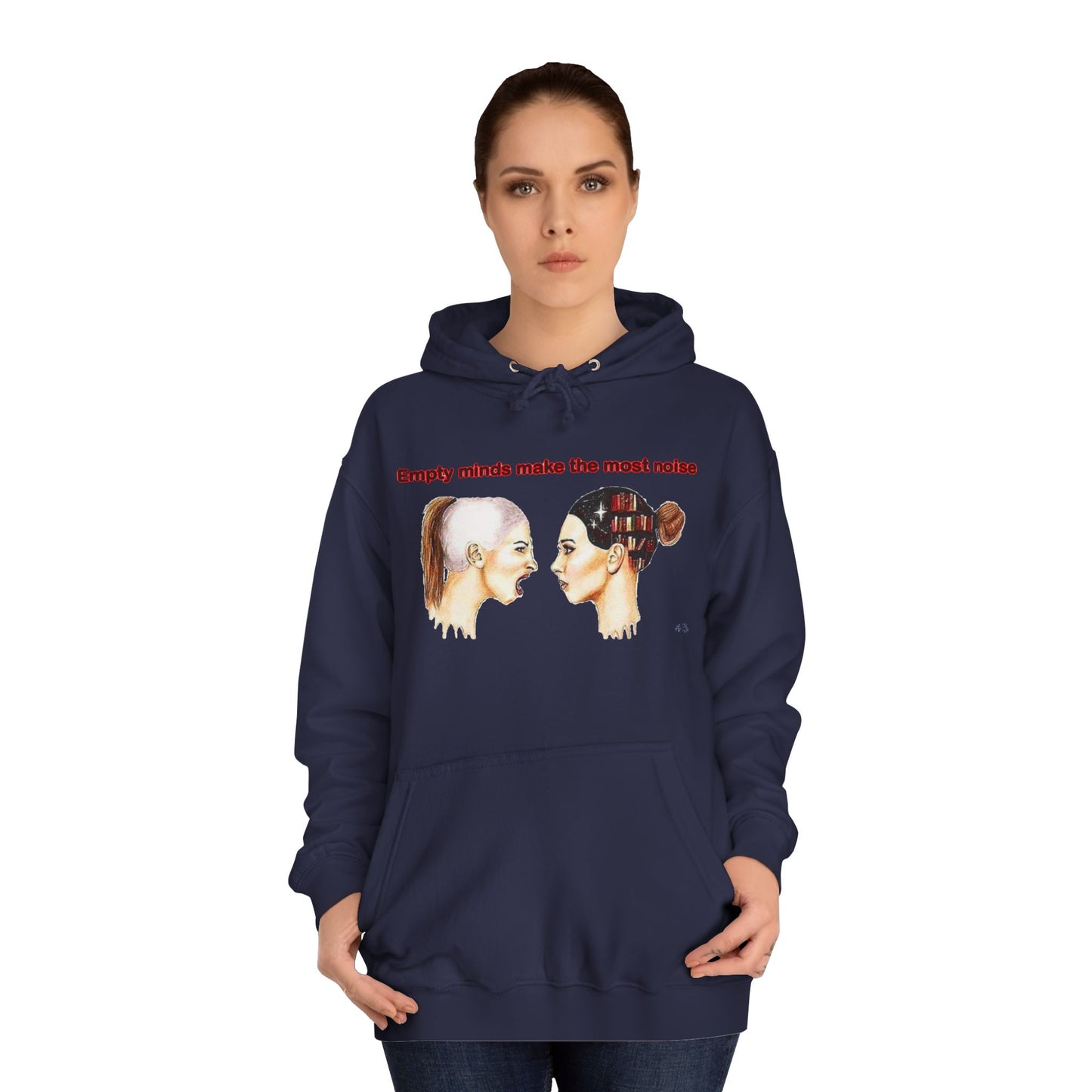 Get Yours Now -- Noiseless Nobility to Educate with The Power of Quiet Intellect (Hoodie - Cozy and Durable)