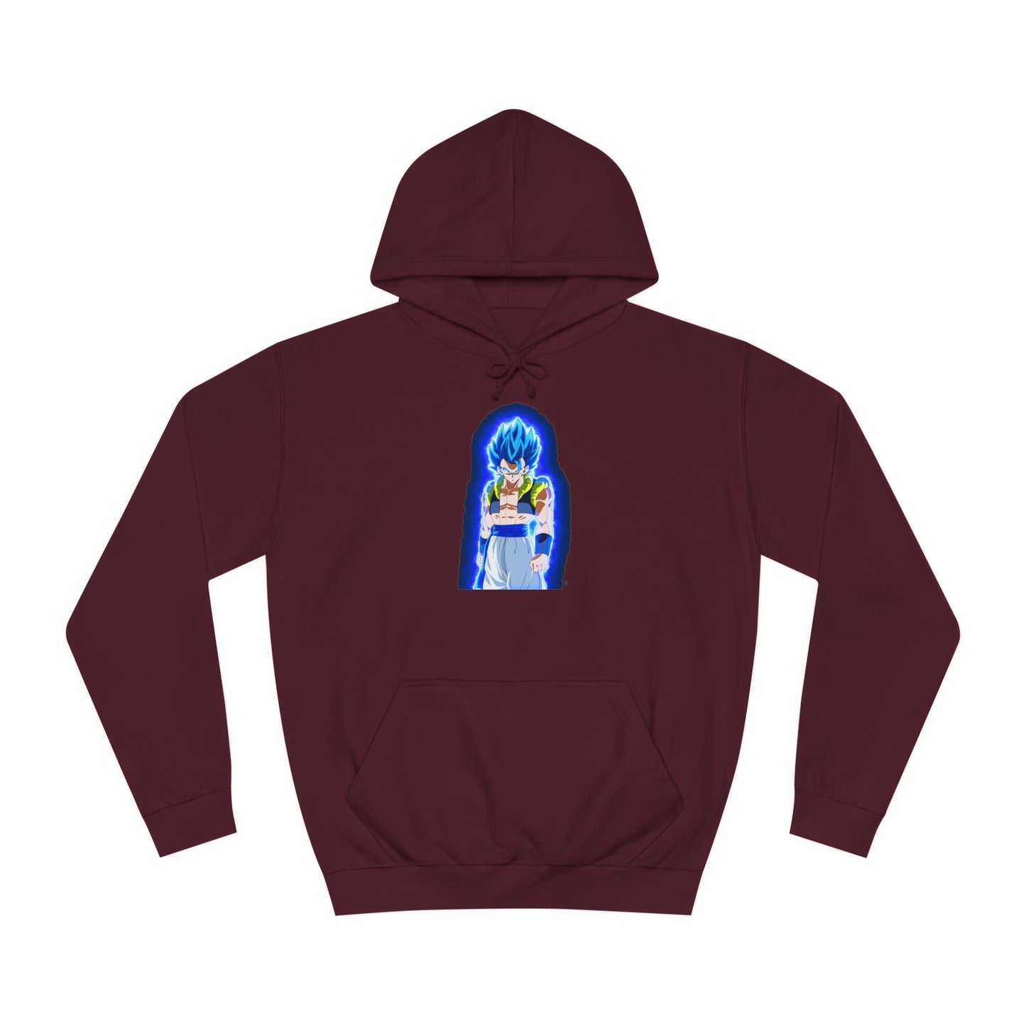 Superhero in Blue in max level (Hoodie - Cozy and Durable)