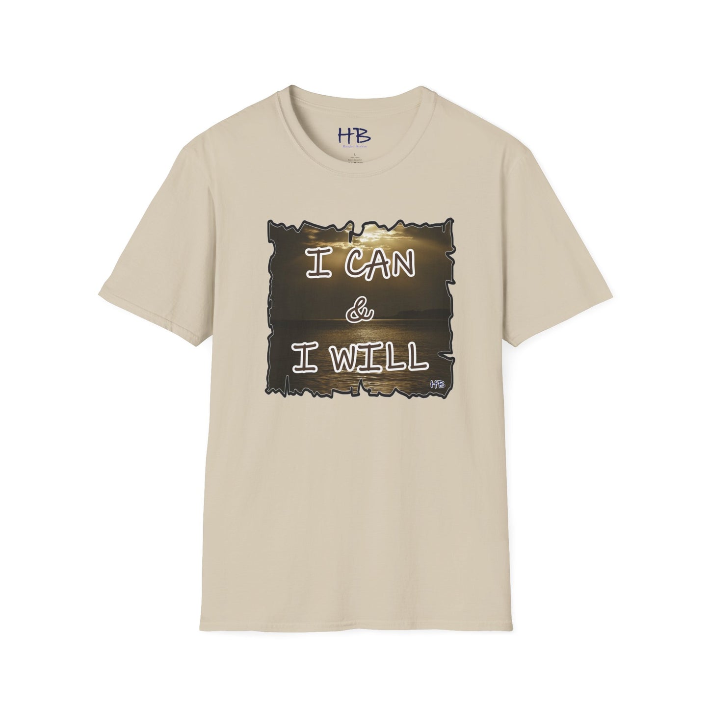 Unleashing the Empowering Emblem Inner Champion: Radiate Determination with Inspirational Style "I CAN & I WILL"