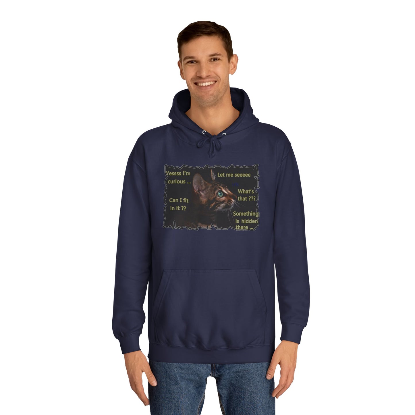 Get Yours Now -- Kitten curiosity and care free (Hoodie - Cozy and Durable)