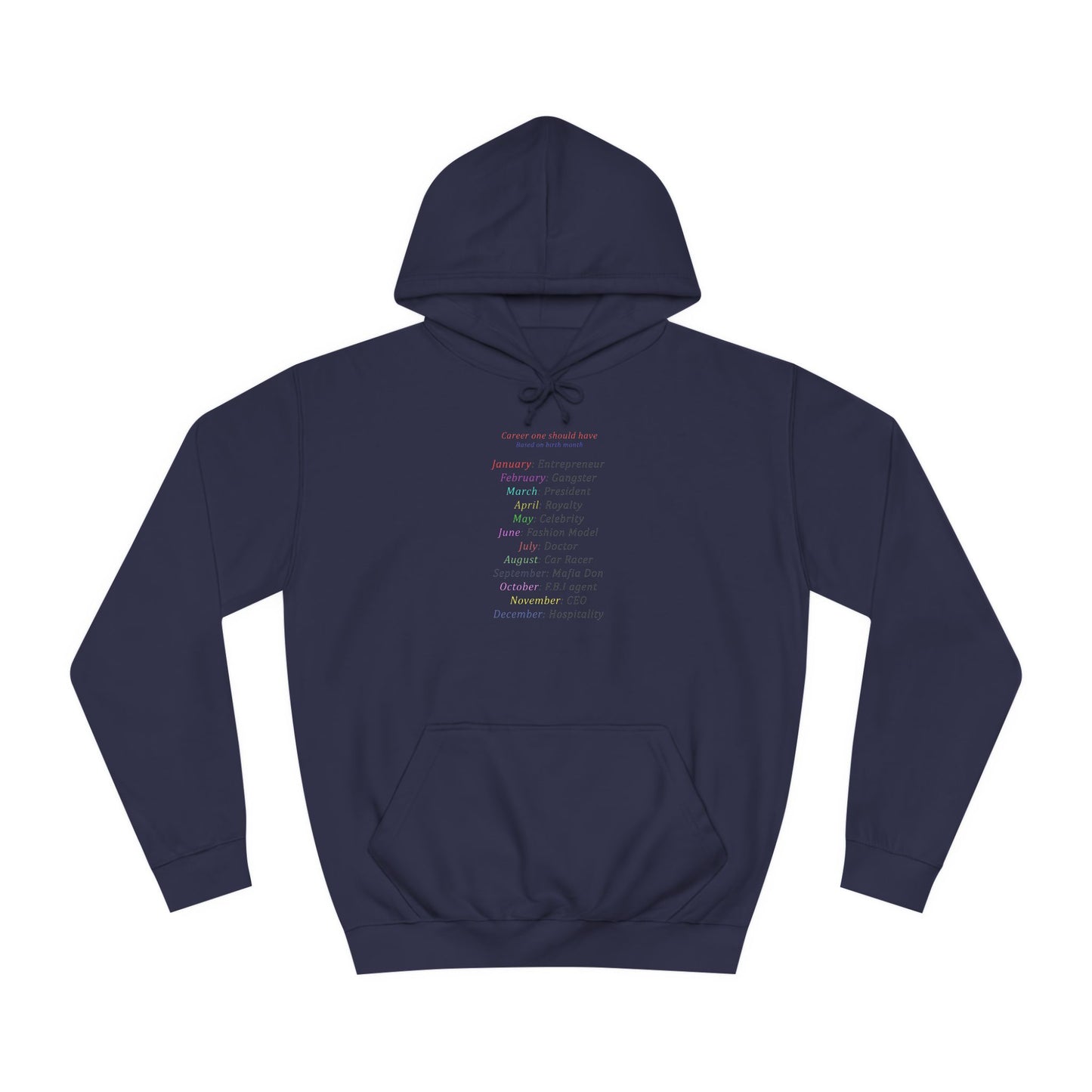Birth Month Career Pride (Hoodie - Cozy and Durable)