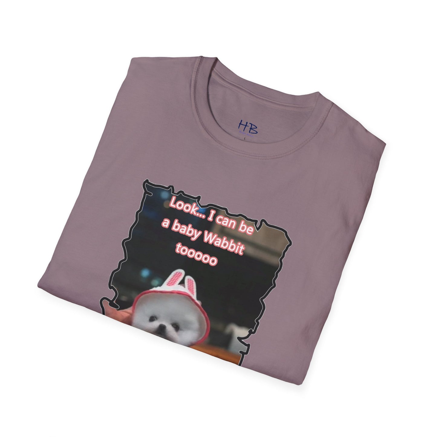 Bichon Maltese puppy dressed in a cute rabbit costume