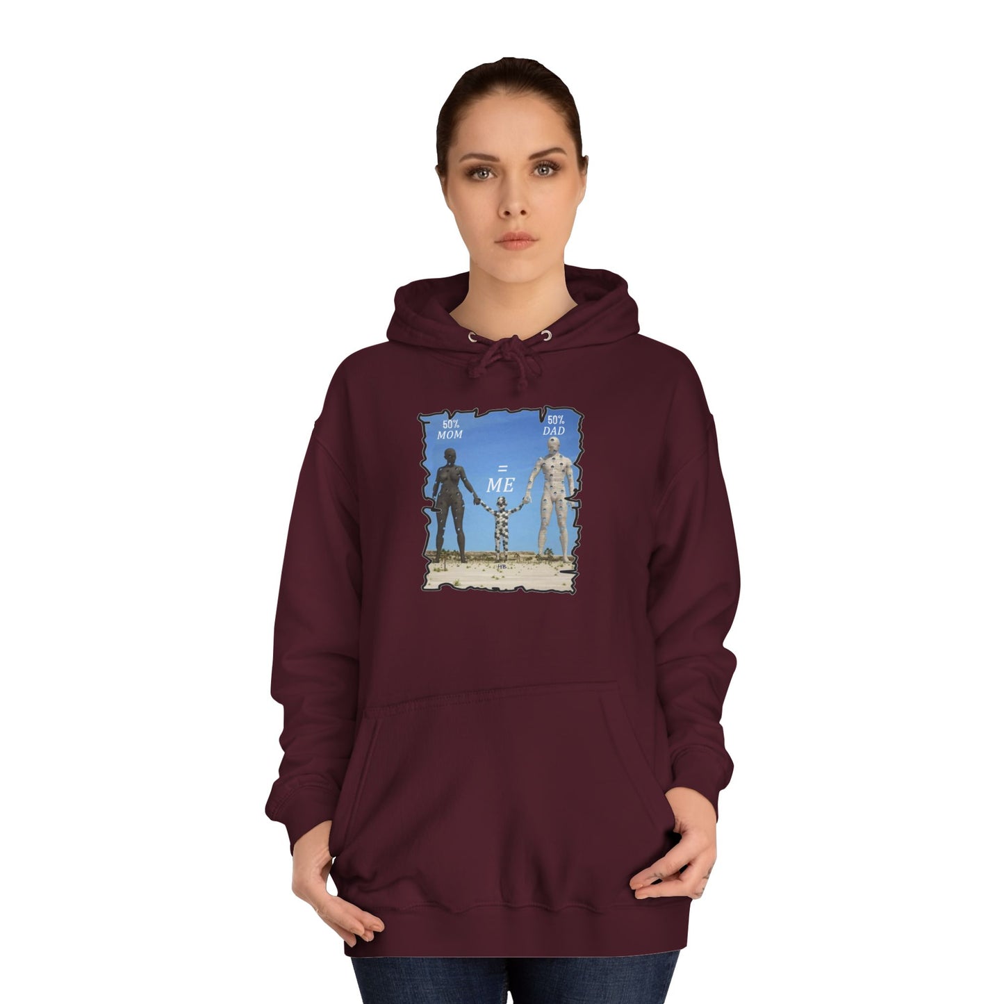 Get Yours Now -- Genetic Family Equation Parental Puzzle (Hoodie - Cozy and Durable)