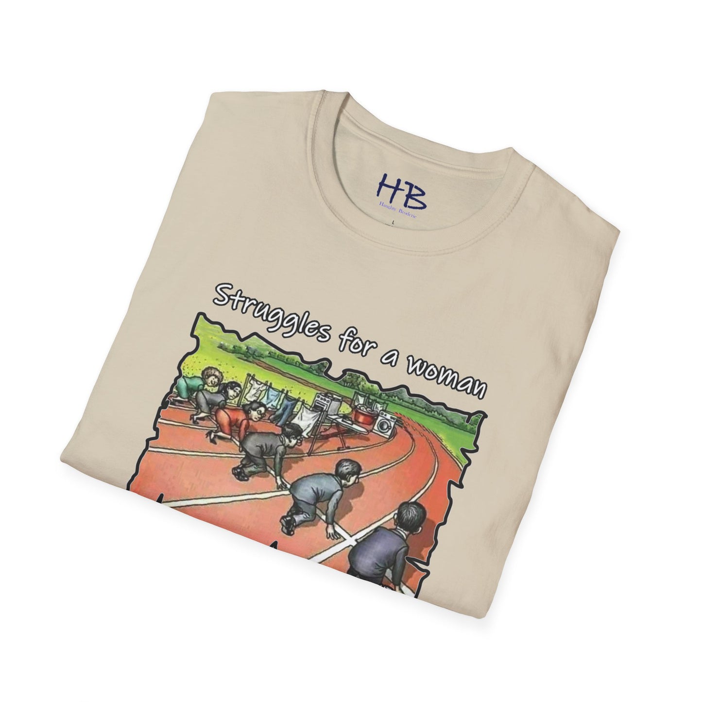 Empowerment in Motion Paving the Path; Championing Women's Journeys Equality in Every Stitch Struggling Silhouettes using A Feminist Allegory