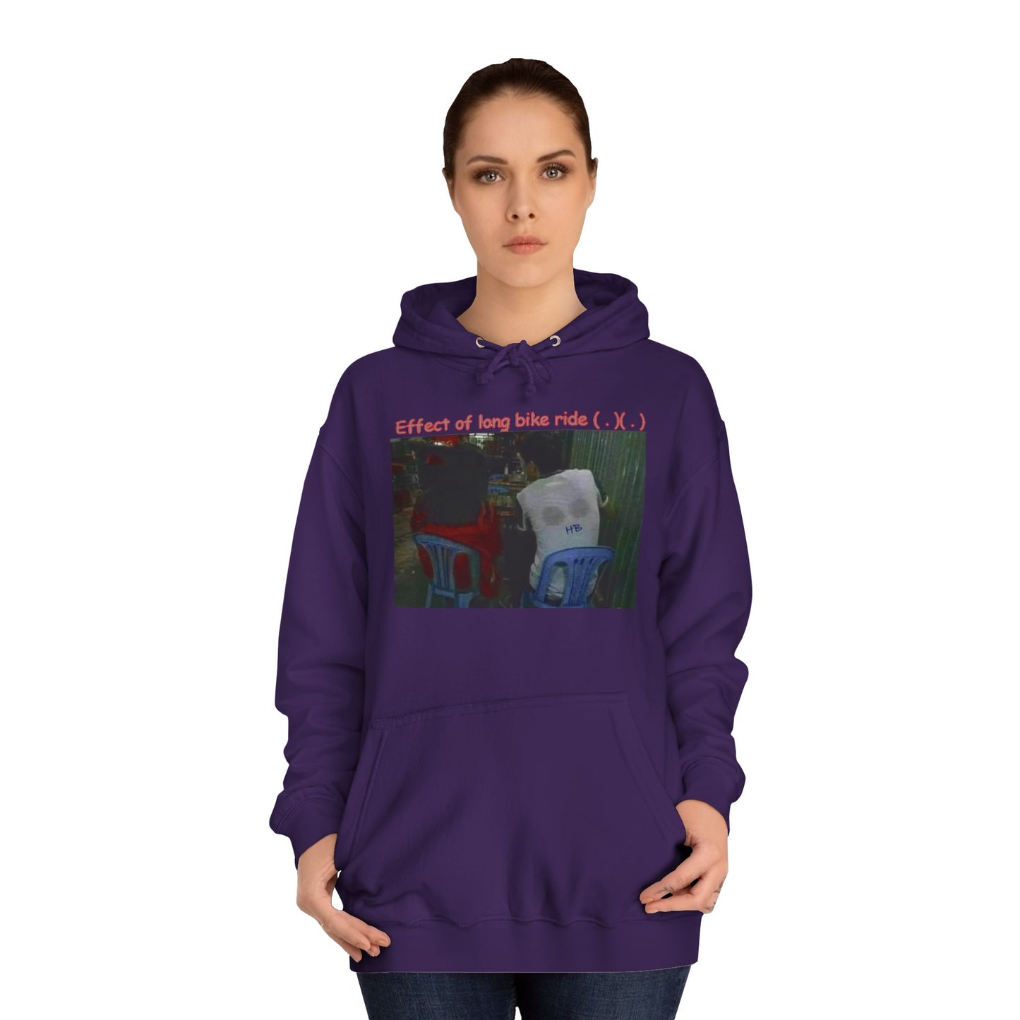 Get Yours Now -- Effect of long bike ride ( . )( . ) (Hoodie - Cozy and Durable)