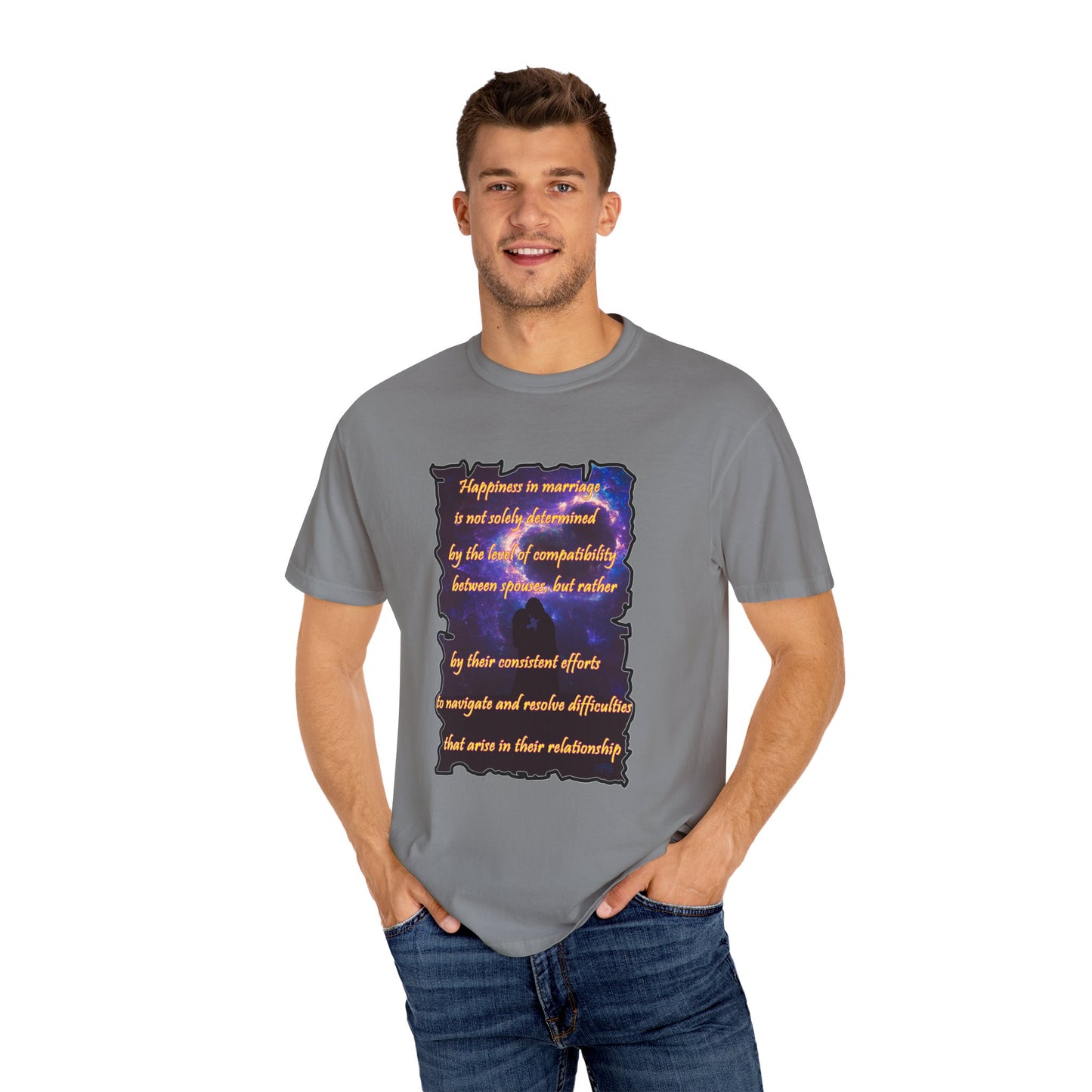 Marriage & Commitment V-Neck Tee – Love, Growth & Relationship Wisdom