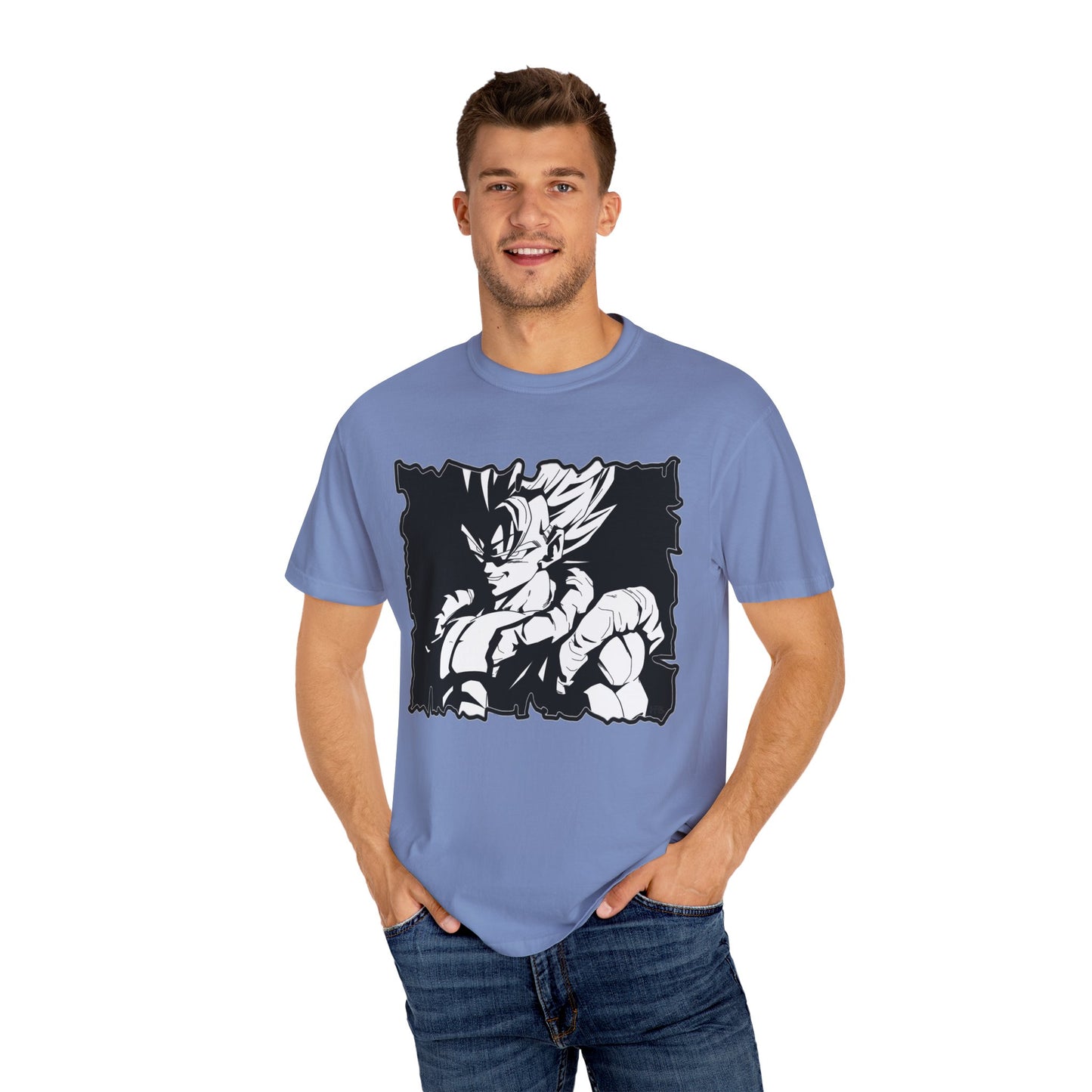 Ultimate Power Awakened Superhero anime in black and white