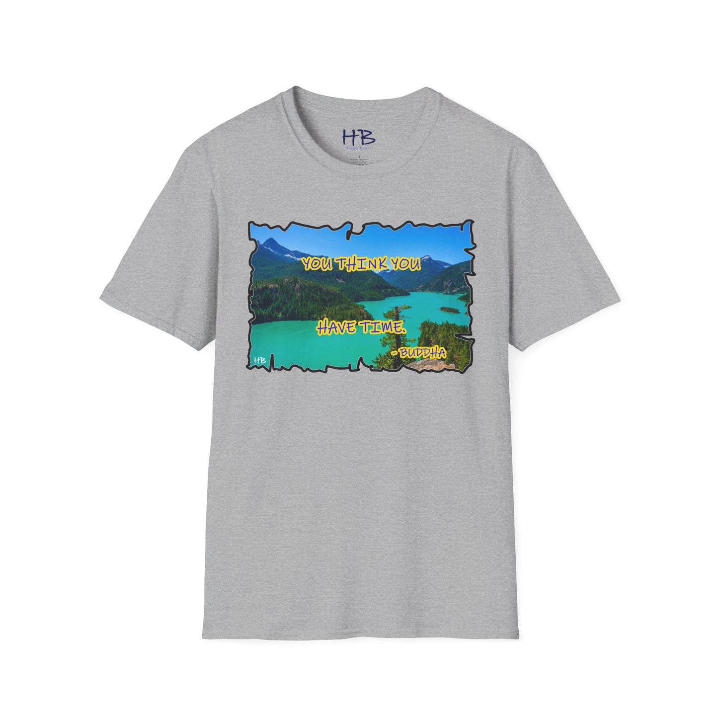 Buddha's Timeless Horizon Harmony; Philosophical Mirage Ethereal Lake Sunset Discourse 10