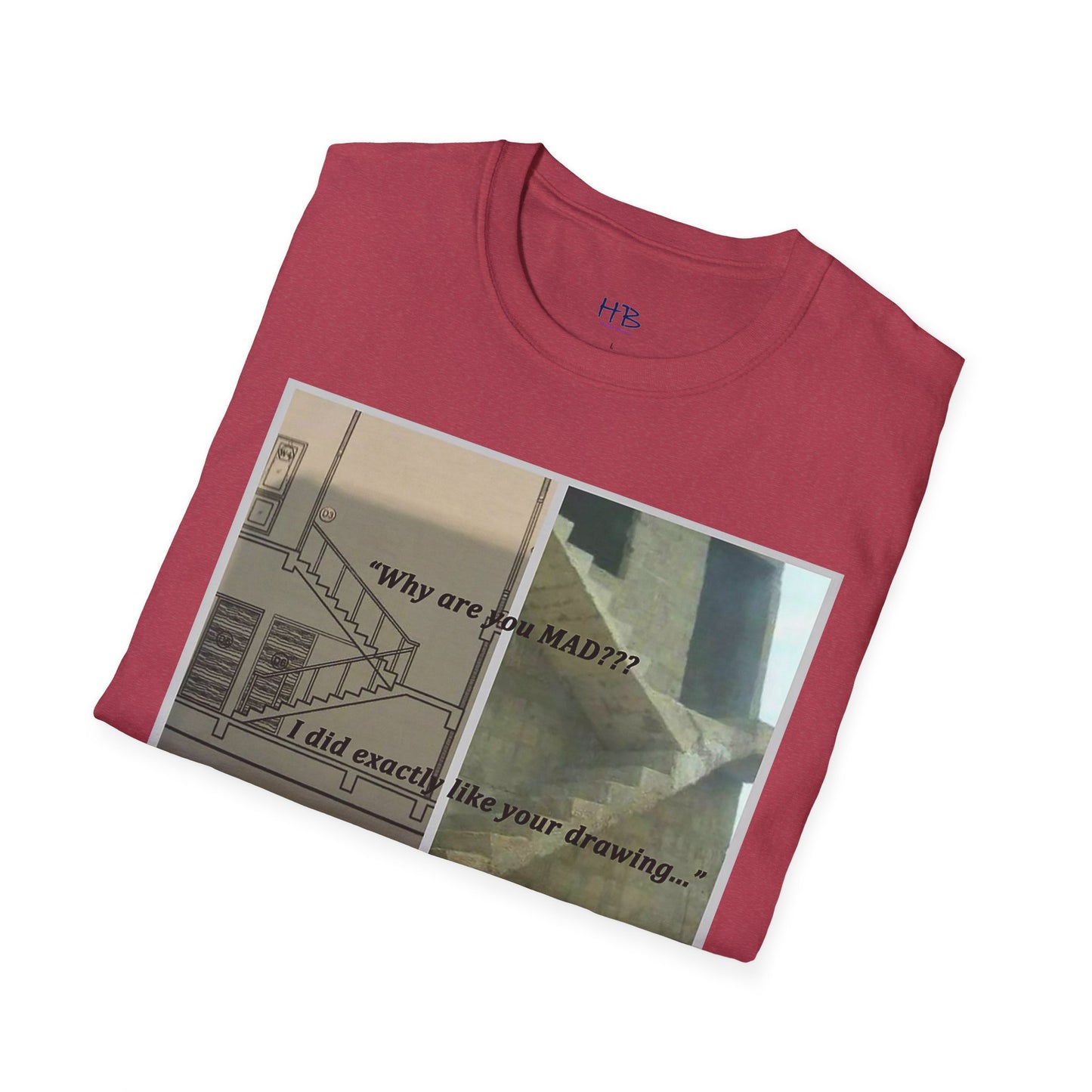 Comical Architectural Irony Stairs Sketch