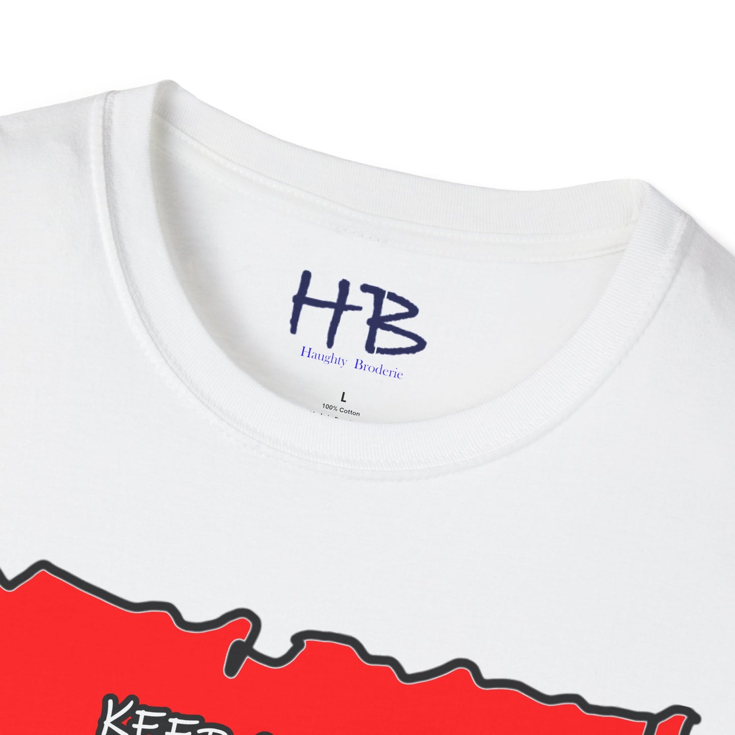 The Fearless Bold Red Attire with a Powerful Message; The 'NO' Declaration