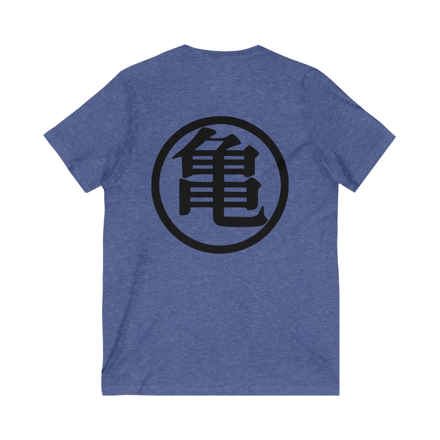 Superhero in Blue in max level (Unisex Jersey Short Sleeve V-neck - Comfortable Everyday Wear)