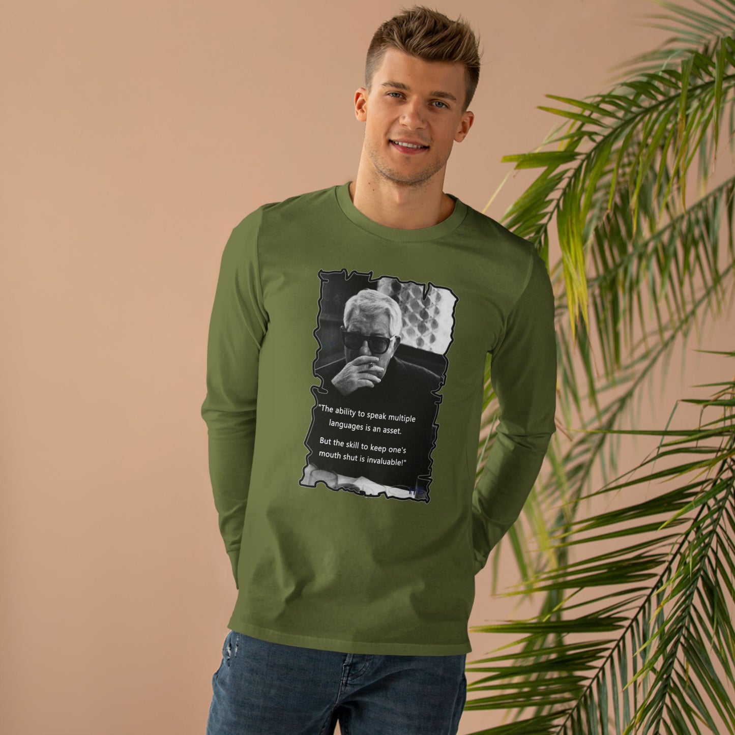 Ability to keep quiet (Men's Base Longsleeve Tee - All-Season Wear)