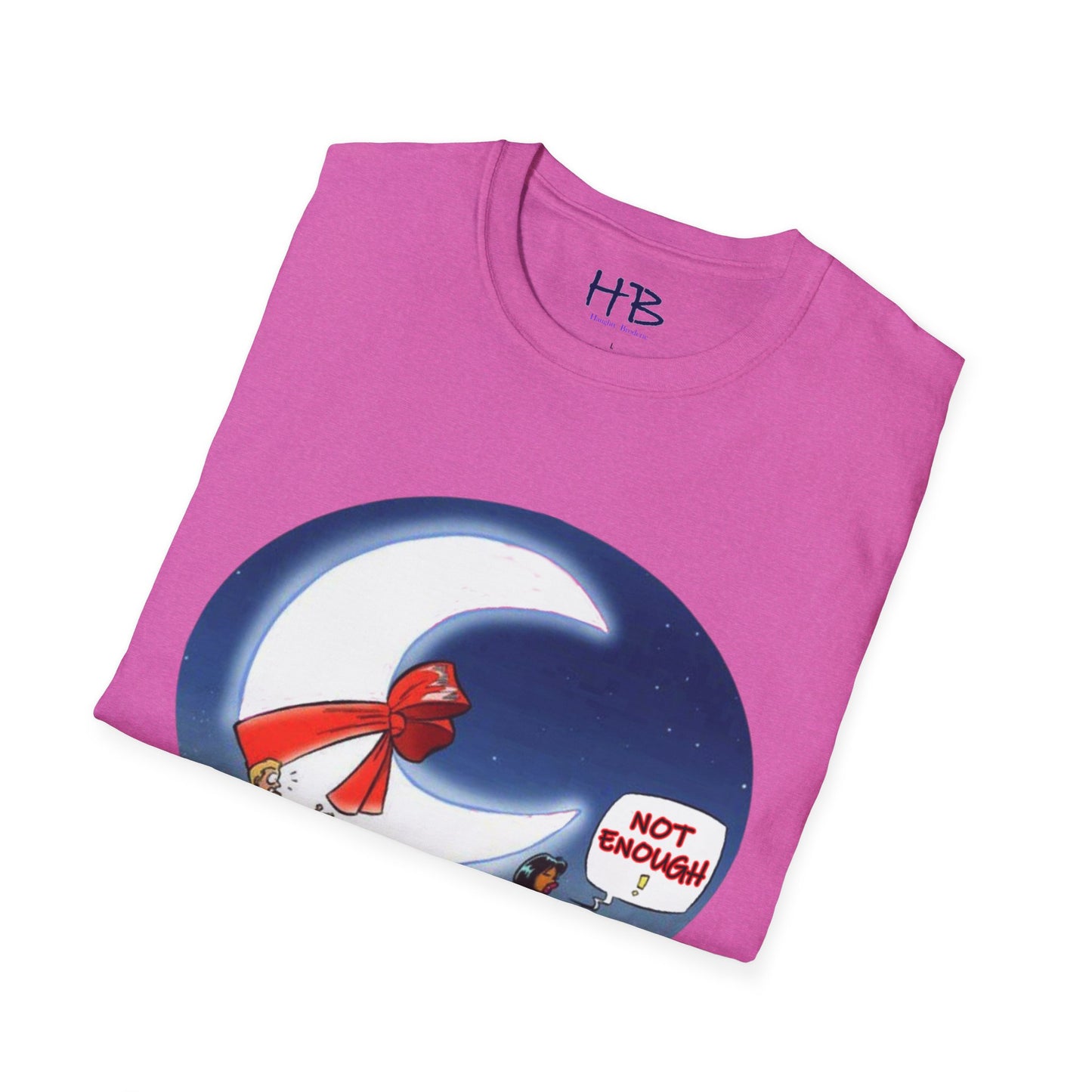 Moonlit Romance Unveiled with a Visual Metaphor of Unsatisfied Desires; The 'NOT ENOUGH!' Story