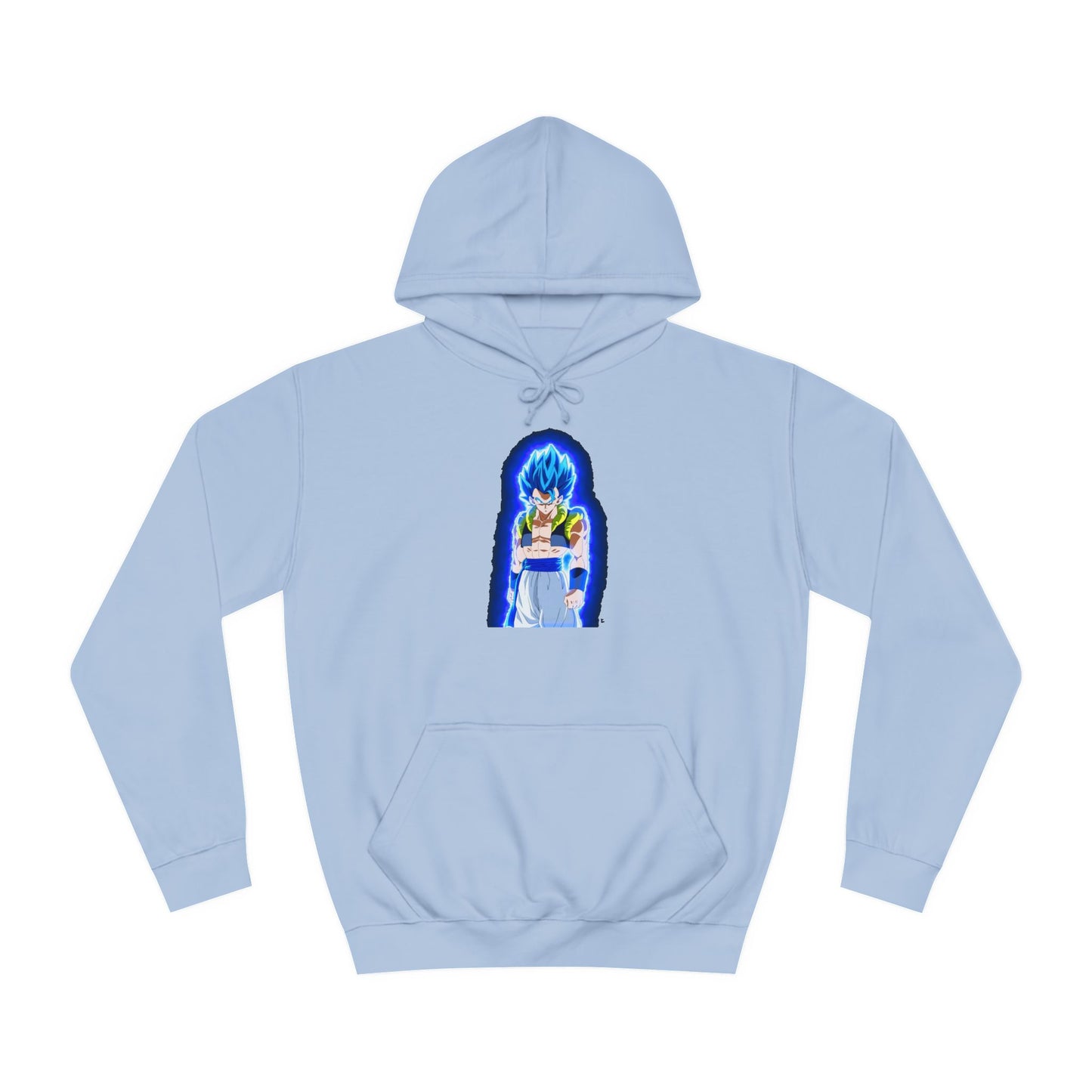 Superhero in Blue in max level (Hoodie - Cozy and Durable)