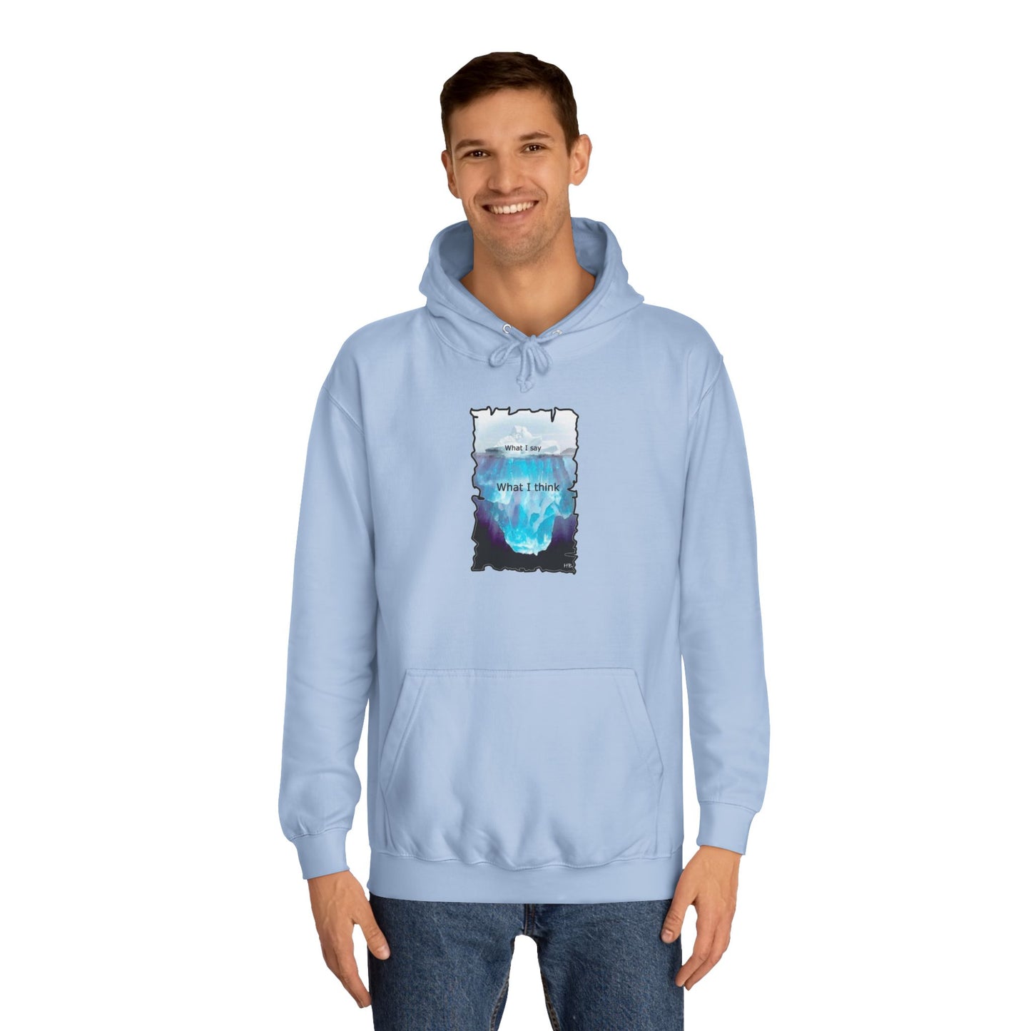 Below the Surface Veiled Verbalization (Hoodie - Cozy and Durable)