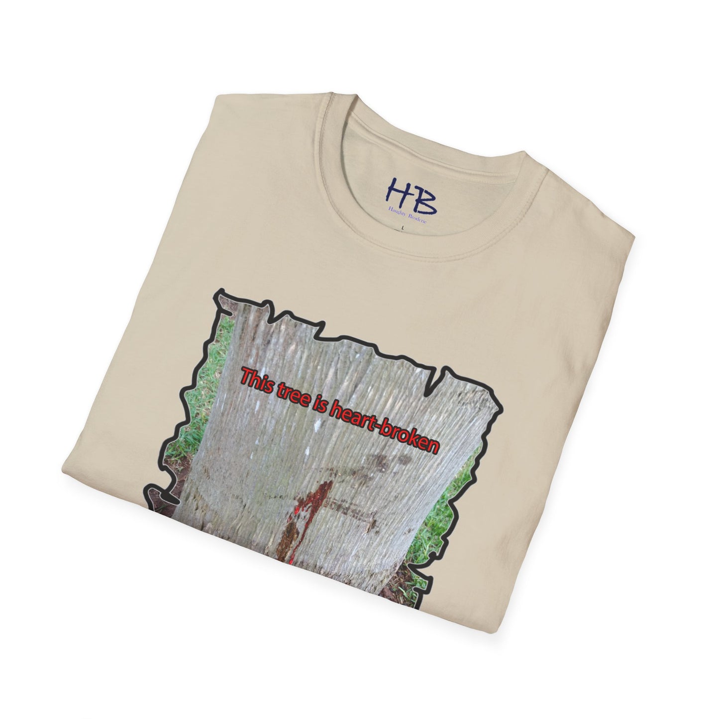 This tree is heart-broken