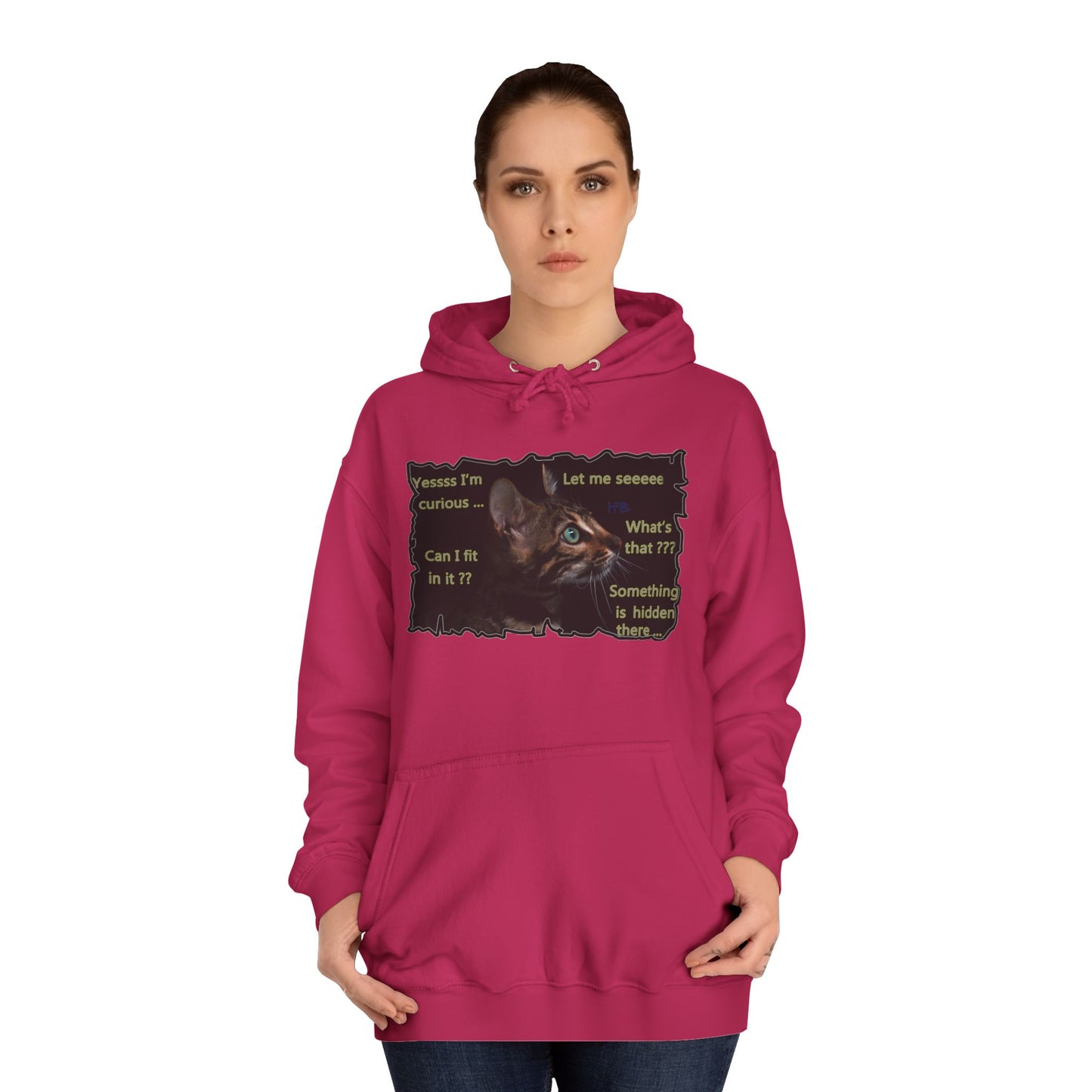 Get Yours Now -- Kitten curiosity and care free (Hoodie - Cozy and Durable)