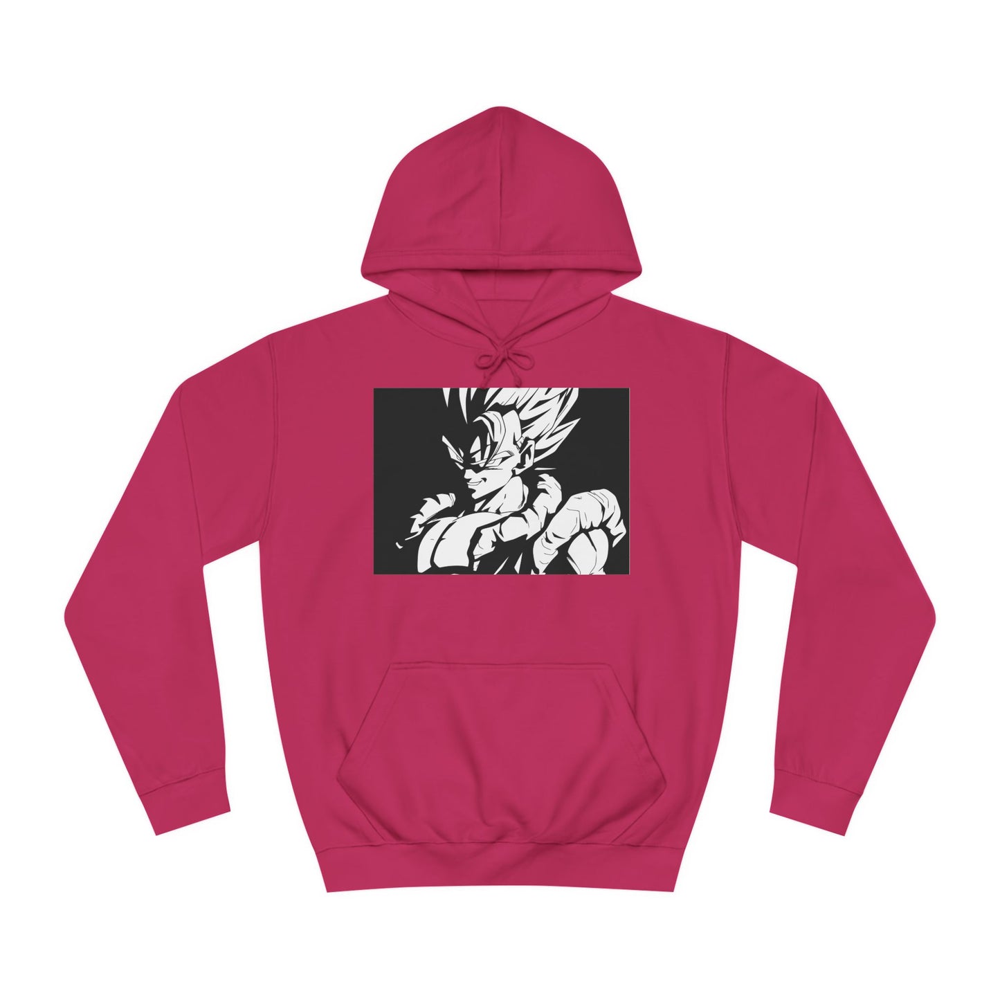 Get Yours Now -- Japanese Superhero anime in black and white (Hoodie - Cozy and Durable)