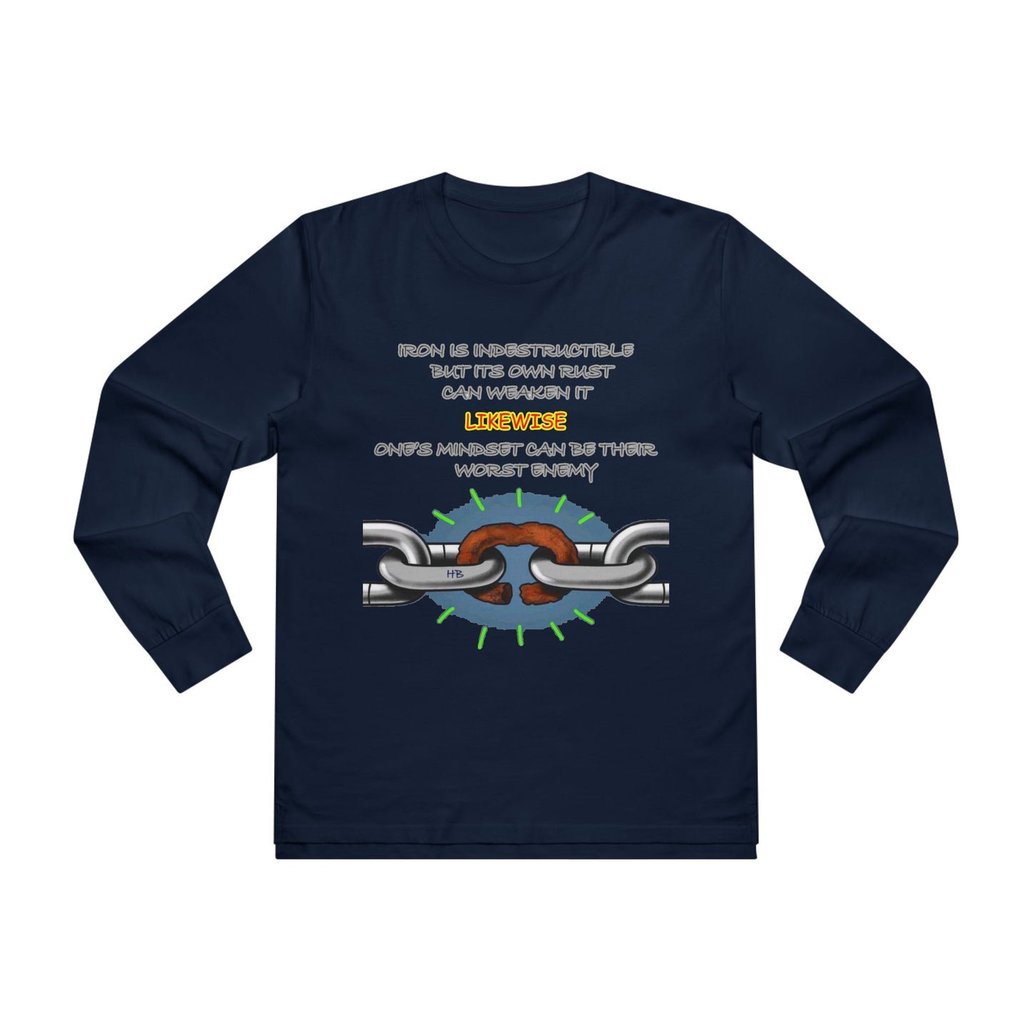 Get Yours Now -- Empowering Mental Resilience Mindset (Men's Base Longsleeve Tee - All-Season Wear)