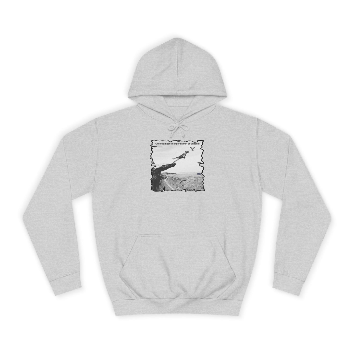 UnWise Woof Cliffhanger Choice Anger's Edge (Hoodie - Cozy and Durable)