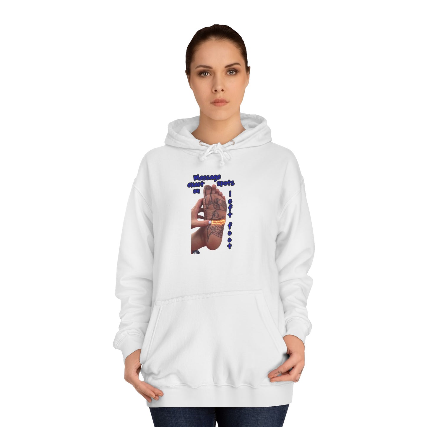 Get Yours Now -- Foot-Palm Wellness Organic Harmony;  Self-Care Holistic Healthwear (Hoodie - Cozy and Durable)