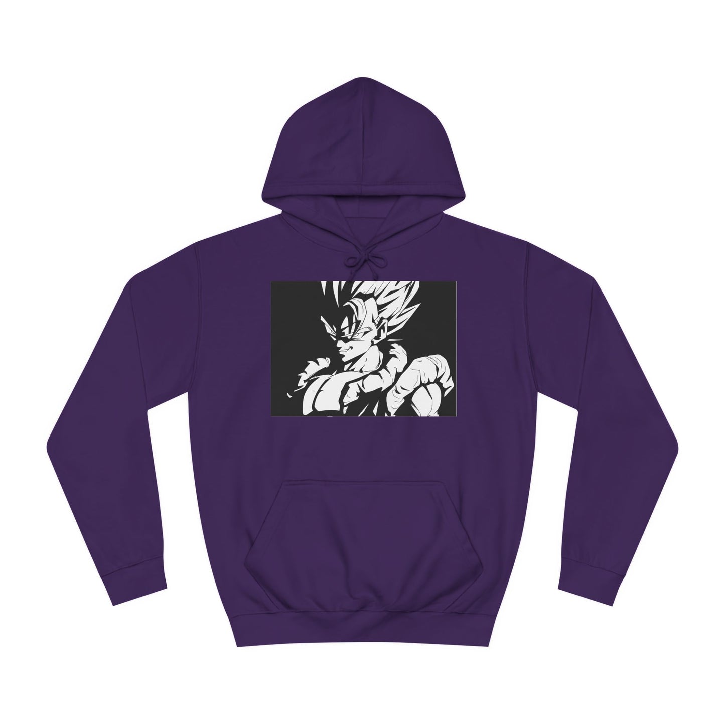 Get Yours Now -- Japanese Superhero anime in black and white (Hoodie - Cozy and Durable)