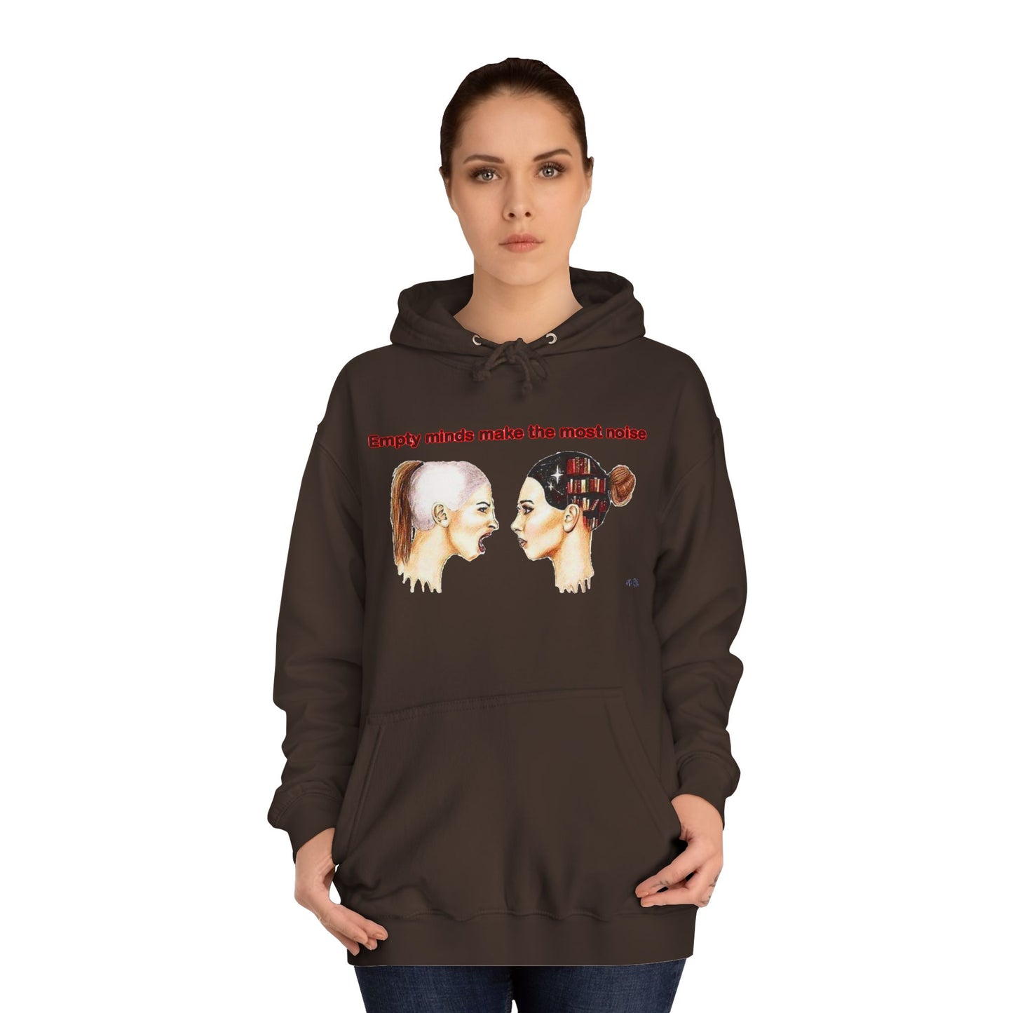 Get Yours Now -- Noiseless Nobility to Educate with The Power of Quiet Intellect (Hoodie - Cozy and Durable)