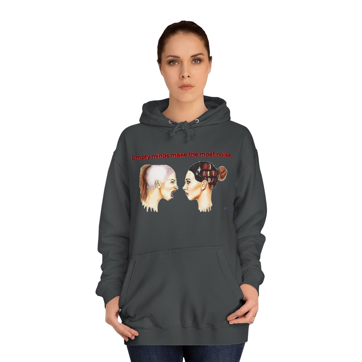 Get Yours Now -- Noiseless Nobility to Educate with The Power of Quiet Intellect (Hoodie - Cozy and Durable)