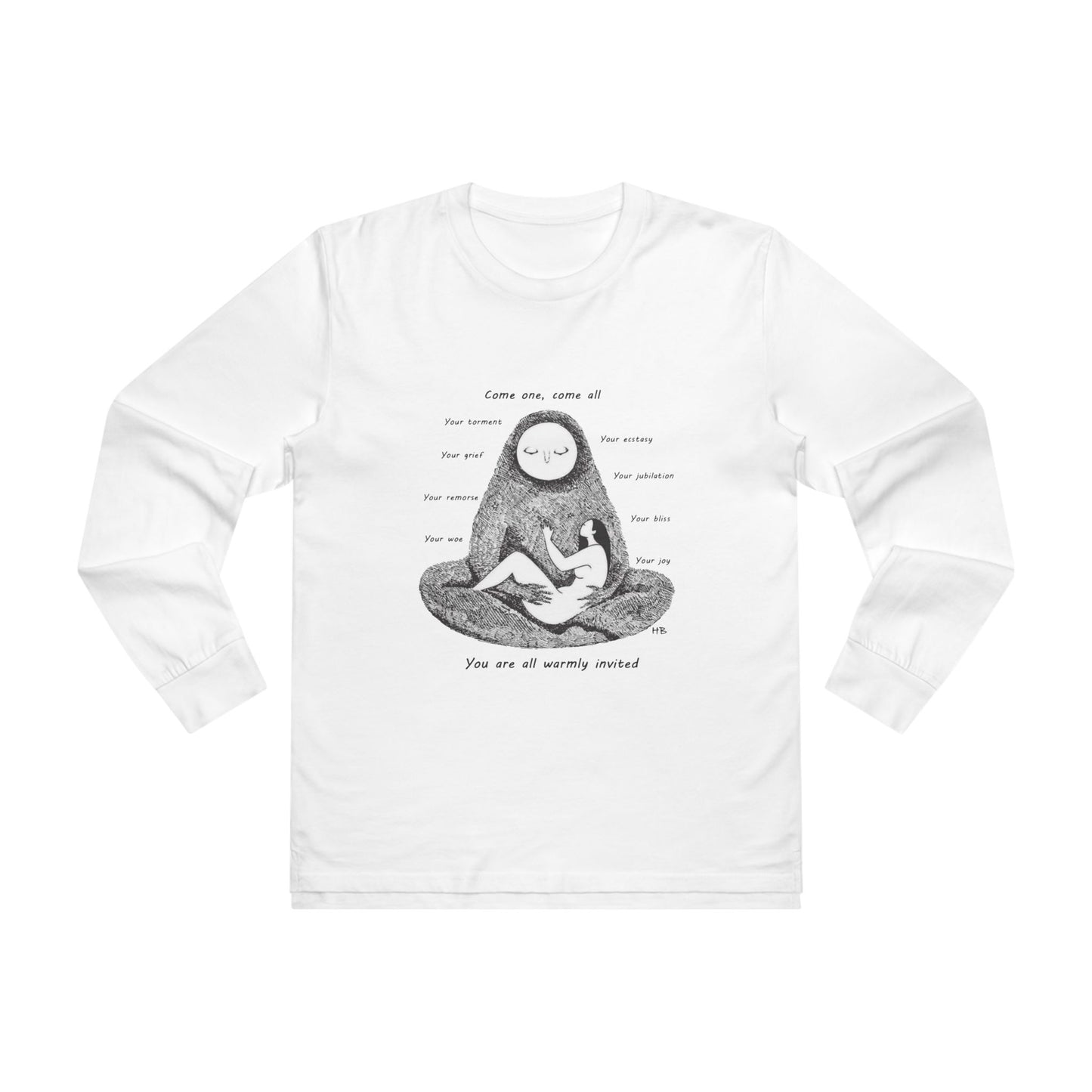 Get Yours Now -- Come one, come all  (Men's Base Longsleeve Tee - All-Season Wear)