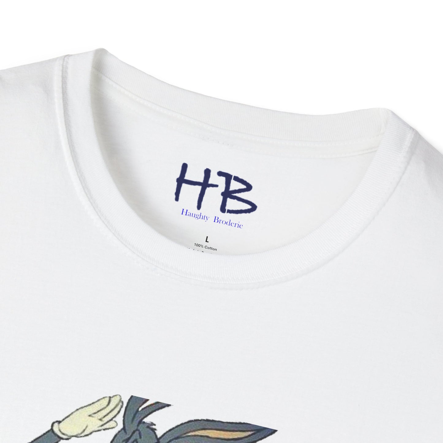 Bugs being playful with his bunny lady