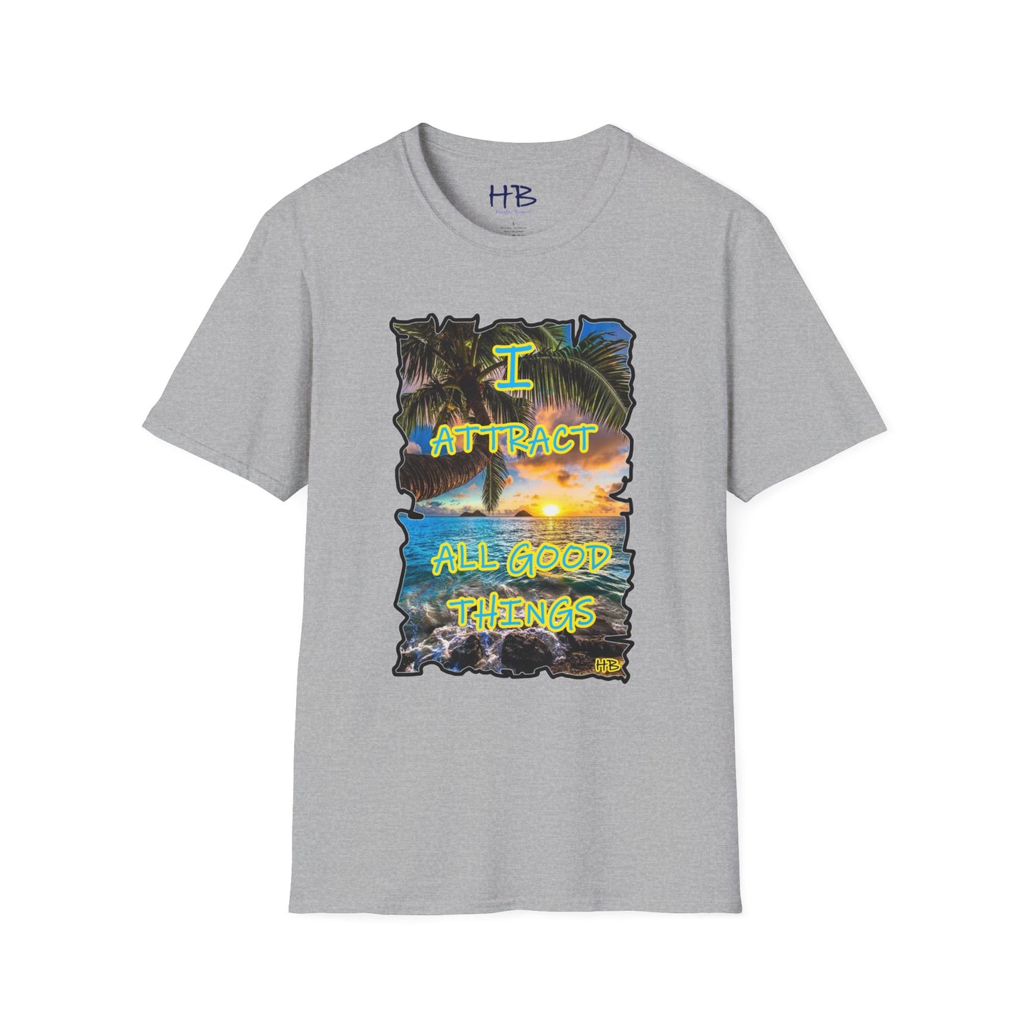 Ocean Sunset Affirmation Dreamscape; Affirmation Empowering Style who Attracts All Good Things