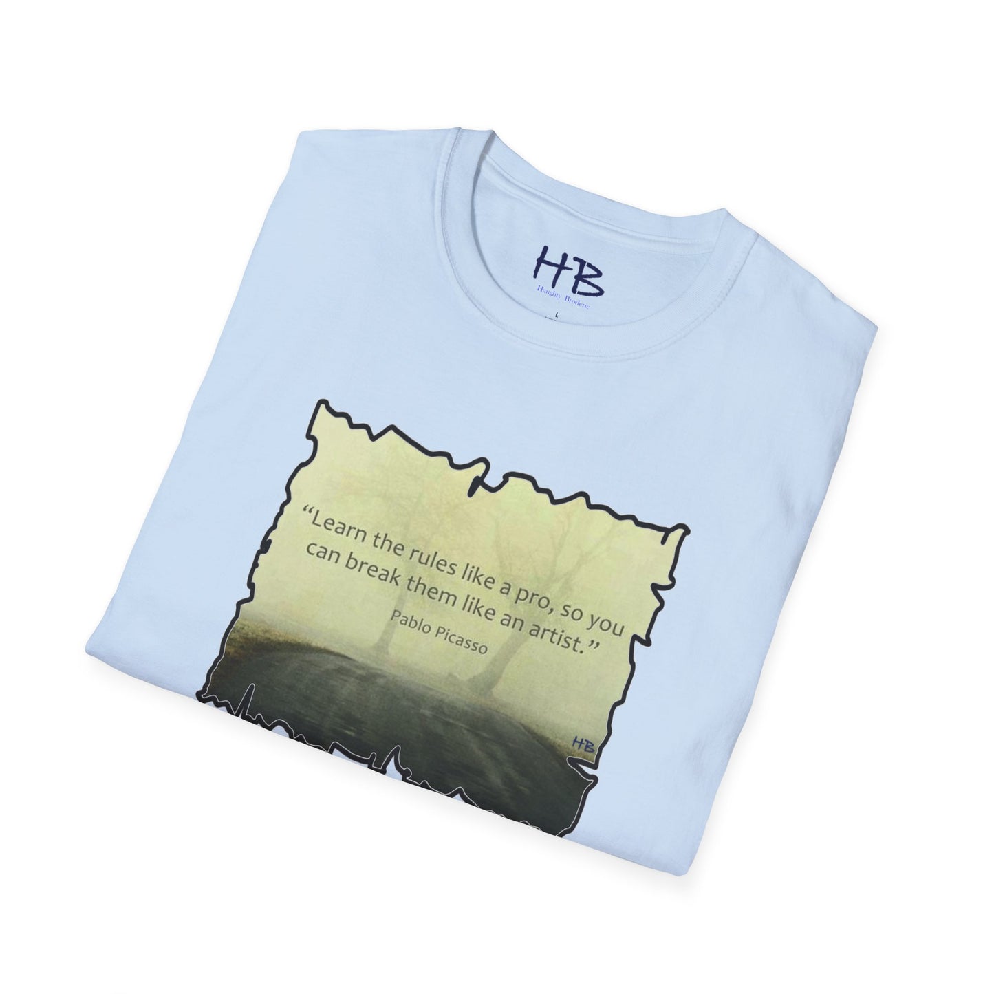 Picasso famous quote learn the rules like a pro