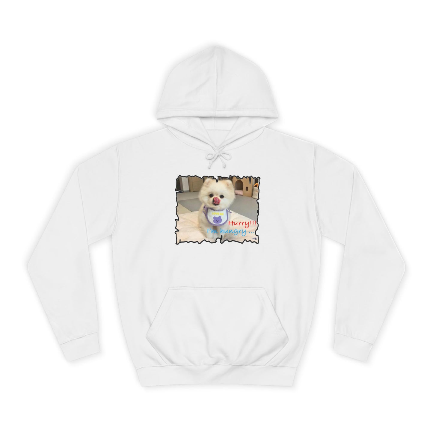 Bichon Maltese "Hurry, I'm hungry!!!" (Hoodie - Cozy and Durable)