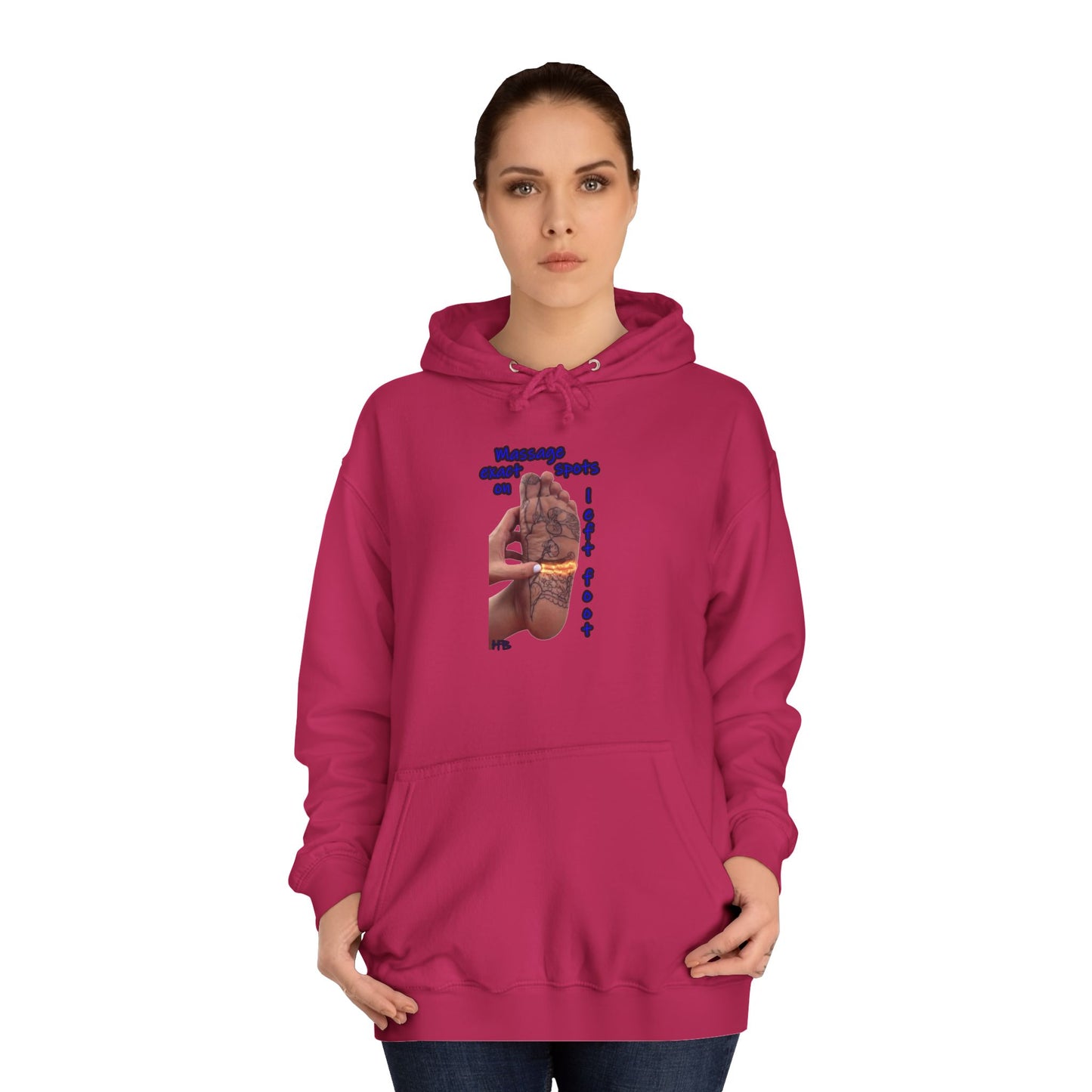 Get Yours Now -- Foot-Palm Wellness Organic Harmony;  Self-Care Holistic Healthwear (Hoodie - Cozy and Durable)